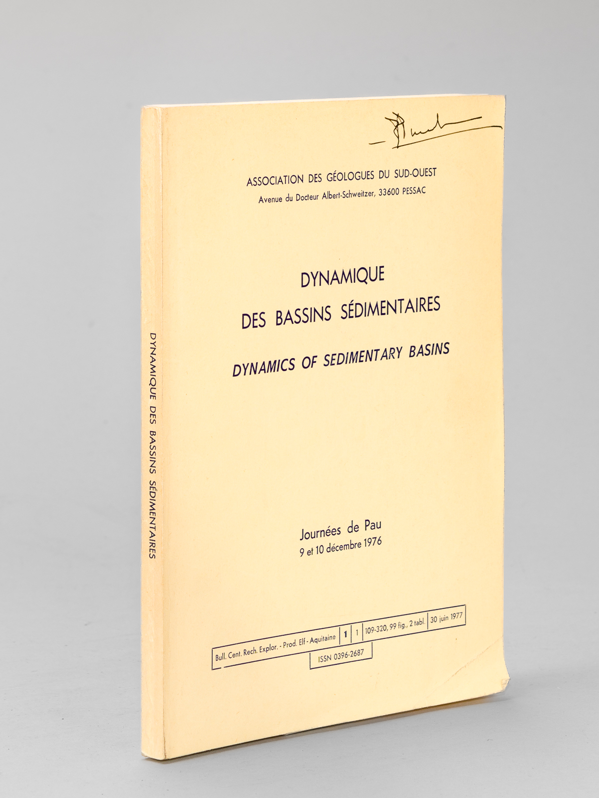 Dynamique des Bassins Sédimentaires. Dynamics of sedimentary basins. Journées de …