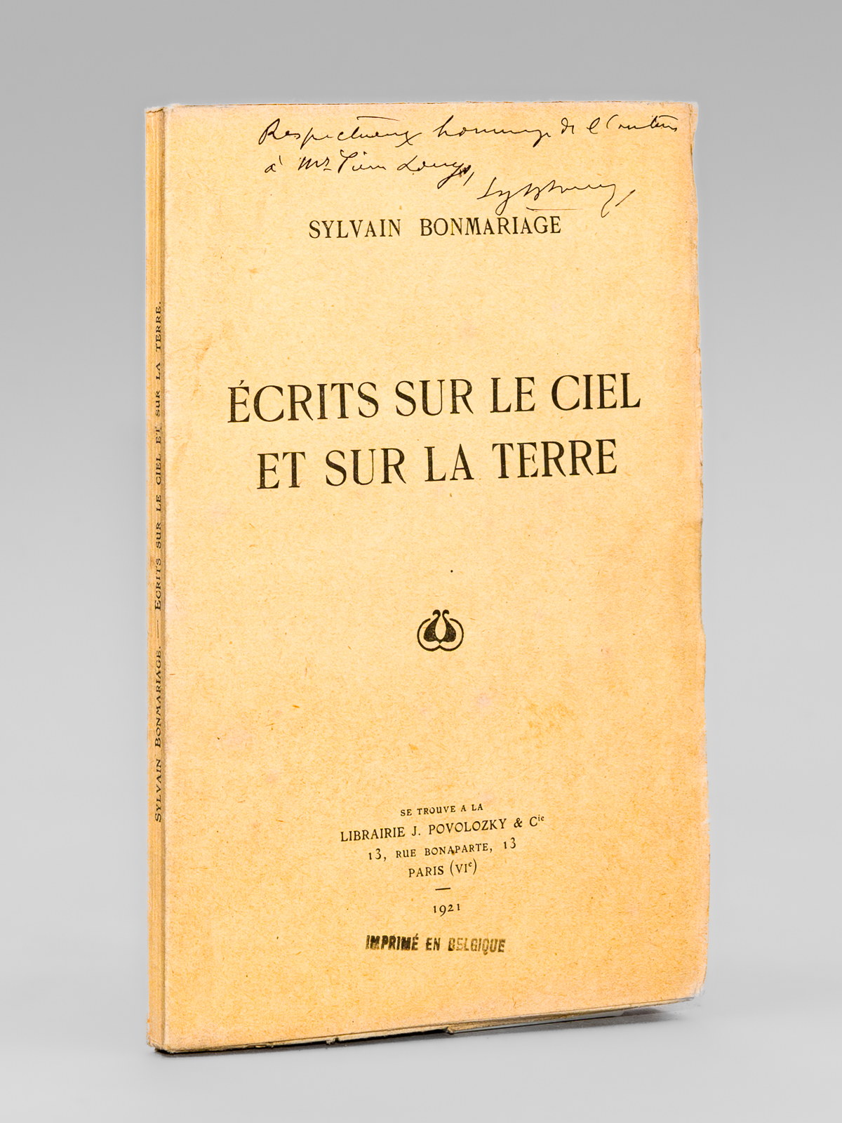 Ecrits sur le Ciel et sur la Terre [ Livre …