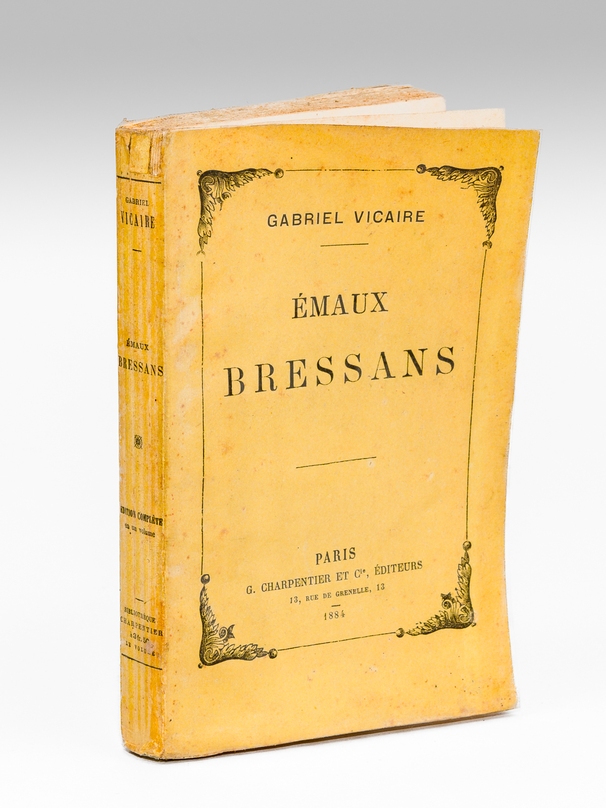 Emaux Bressans [ Edition originale - Avec une Lettre autographe …
