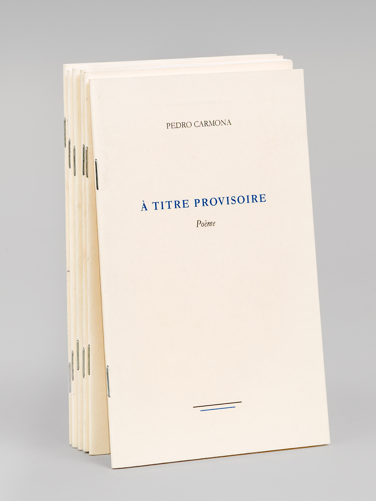[ Ensemble de 6 plaquettes de poésie ] A l'Ombre …