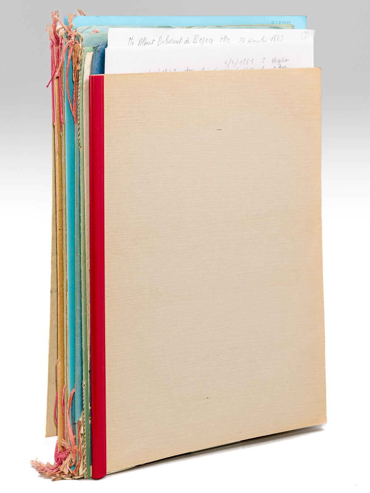 Fonds d'Archives privées Marguerite Sanset : Lot de 22 actes …