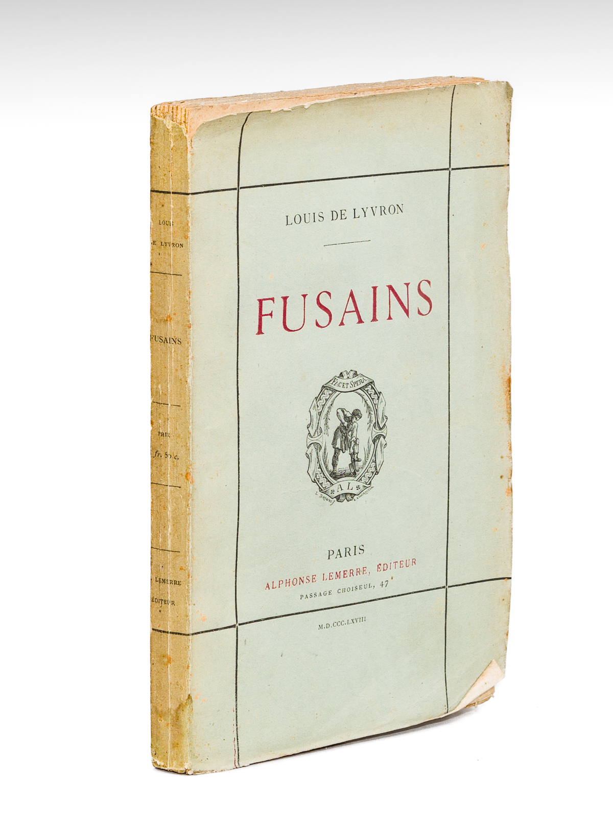 Fusains [ Edition originale - Livre dédicacé par l'auteur ]