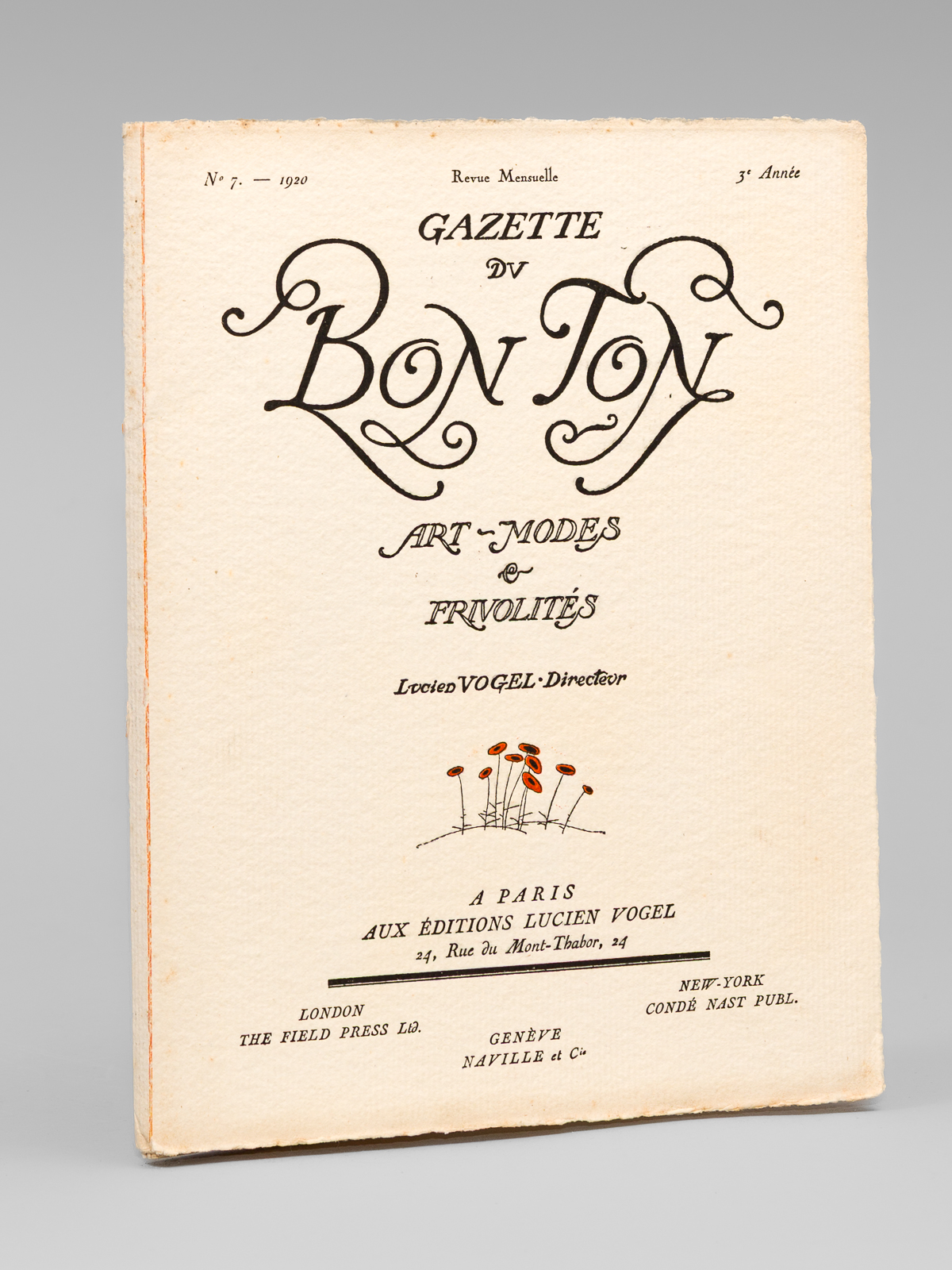Gazette du Bon Ton. Art - Modes & Frivolités. Année …