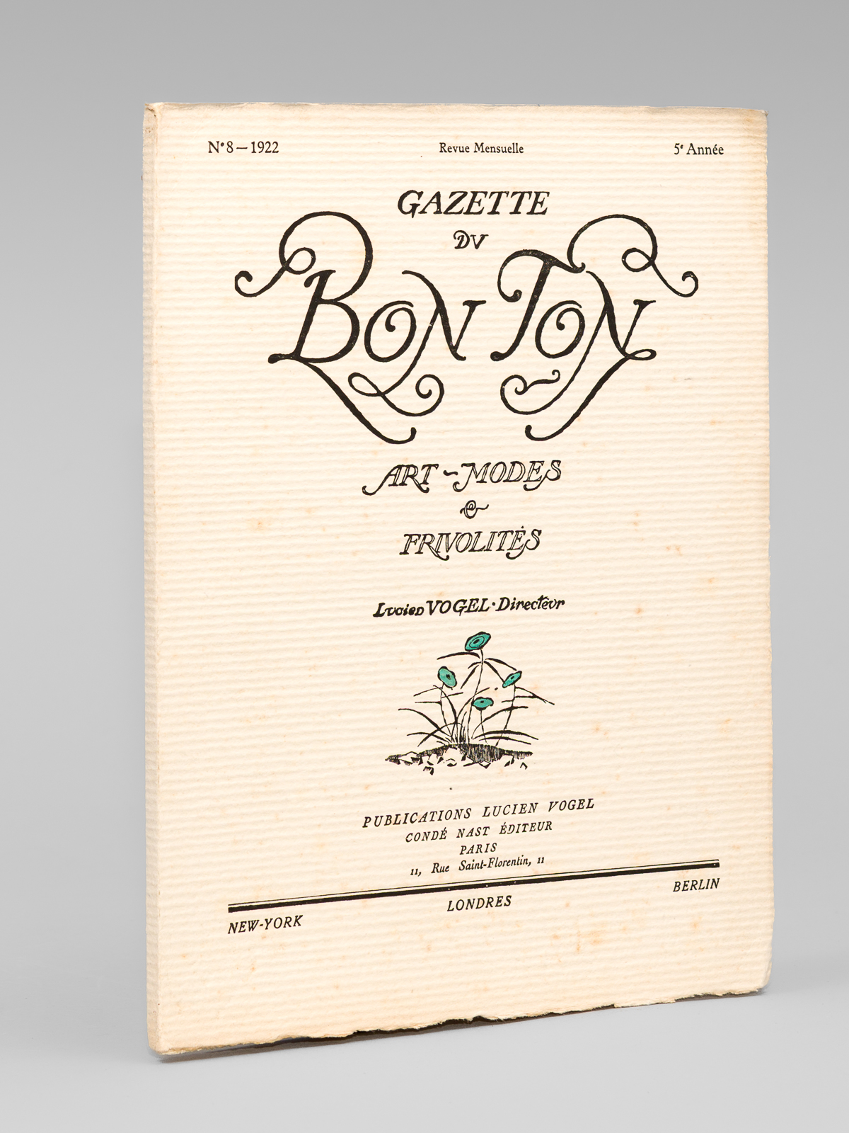 Gazette du Bon Ton. Art - Modes & Frivolités. Année …