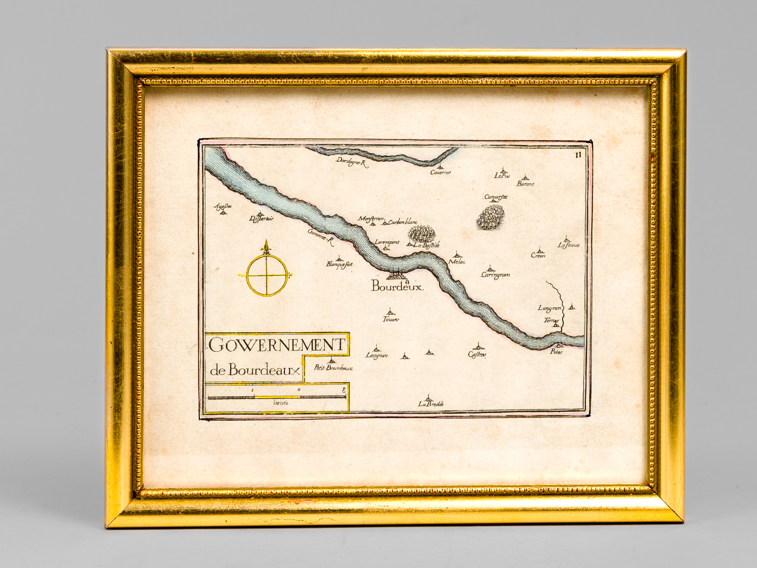 Gouvernement de Bourdeaux [ Carte du Gouvernement de Bordeaux ] …