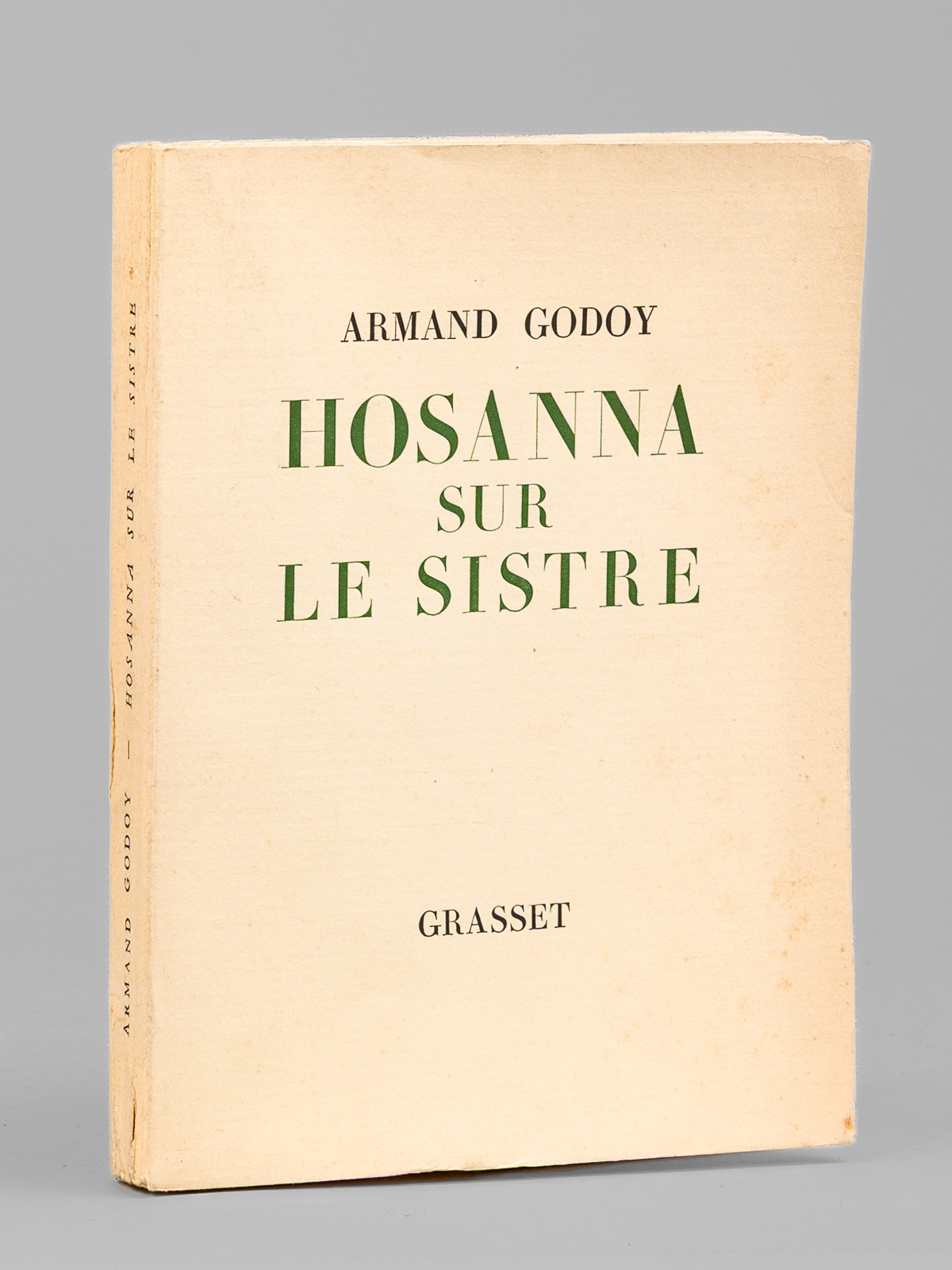Hosanna sur le sistre [Livre dédicacé par l'auteur ]