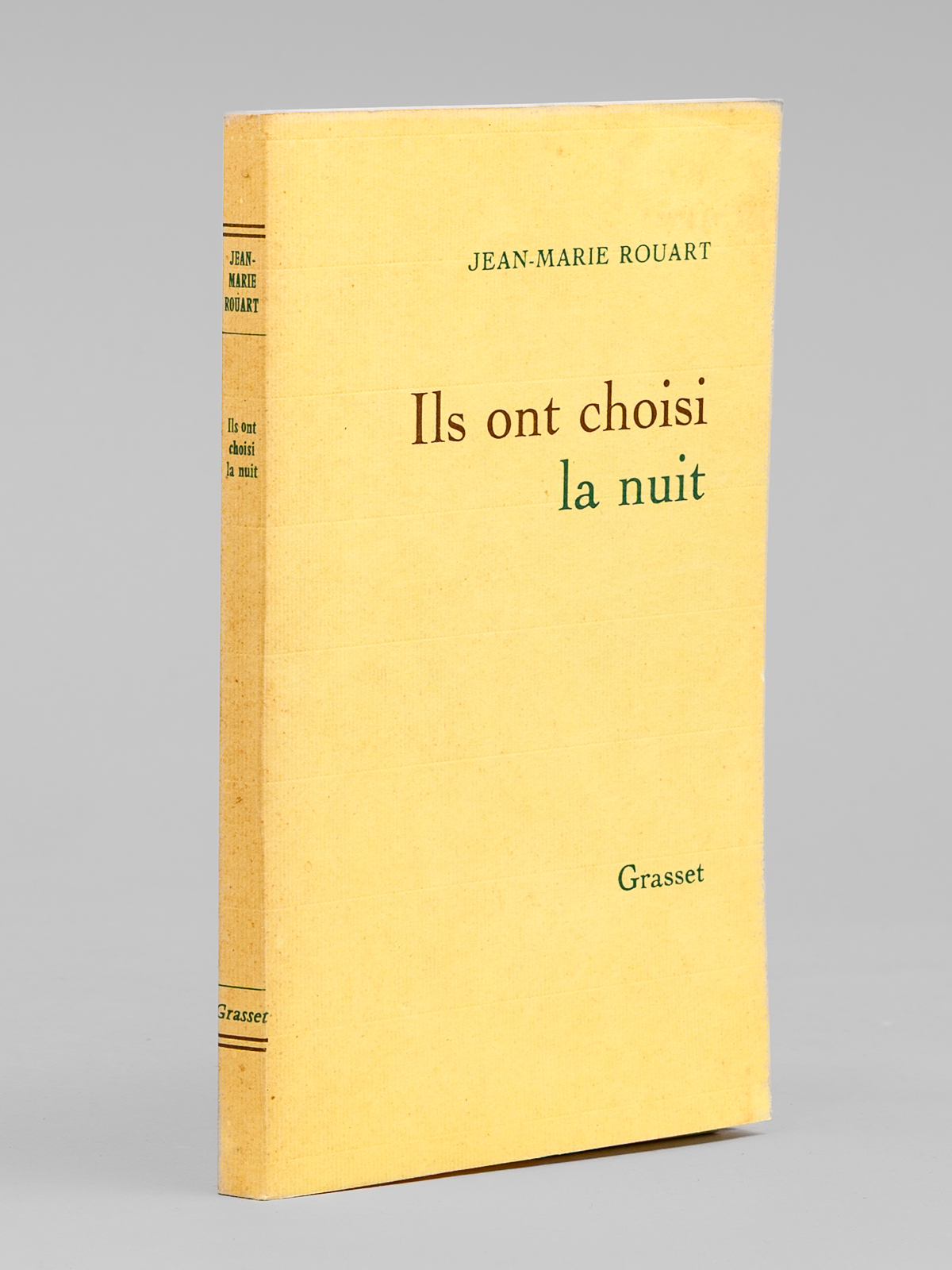 Ils ont choisi la nuit [ Livre dédicacé par l'auteur …