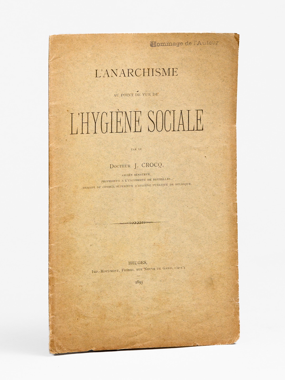 L'anarchisme au point de vue de l'hygiène sociale.