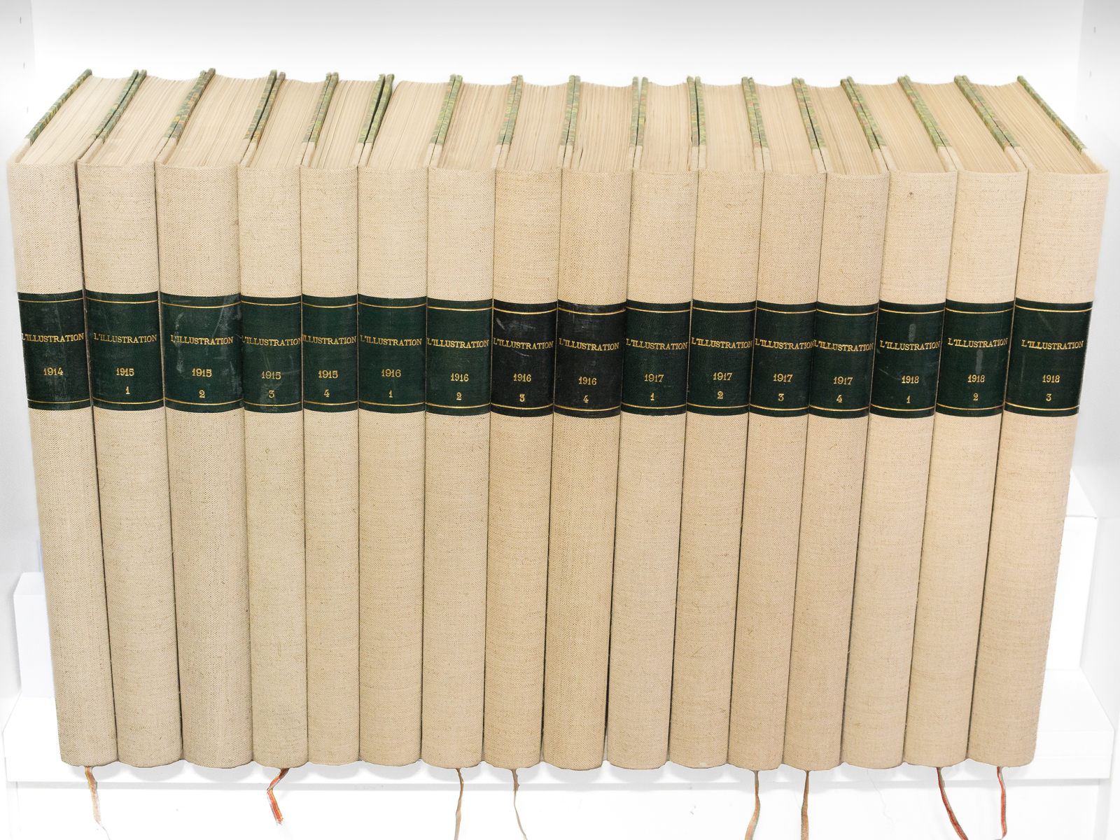 L'Illustration 1914-1918 (16 Volumes : Complet) Tome 1 : Août …