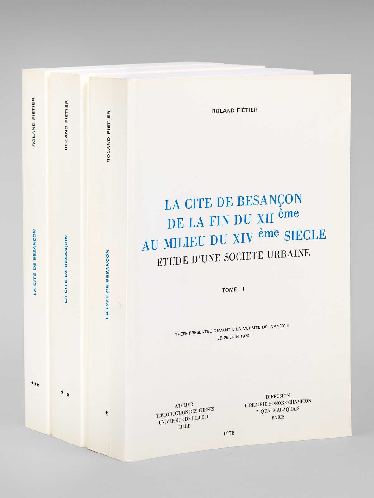 La Cité de Besançon de la fin du XIIème au …
