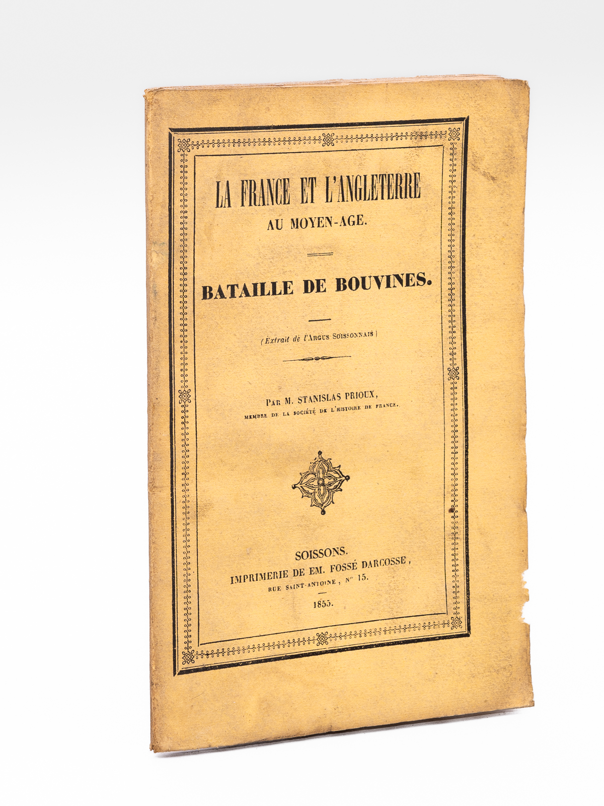 La France et l'Angleterre au Moyen-Age. Bataille de Bouvines