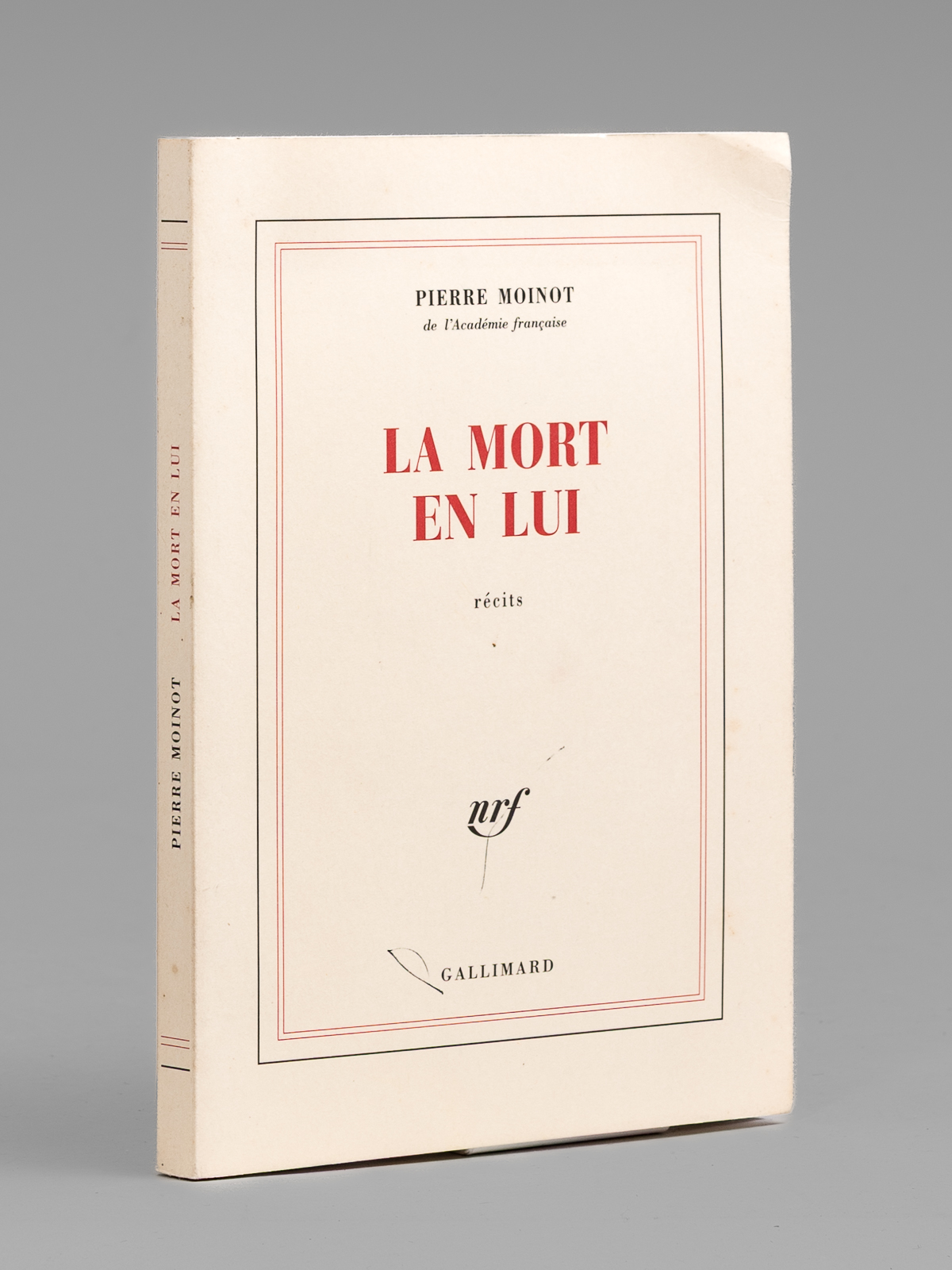 La mort en lui , récits [ Livre signé par …