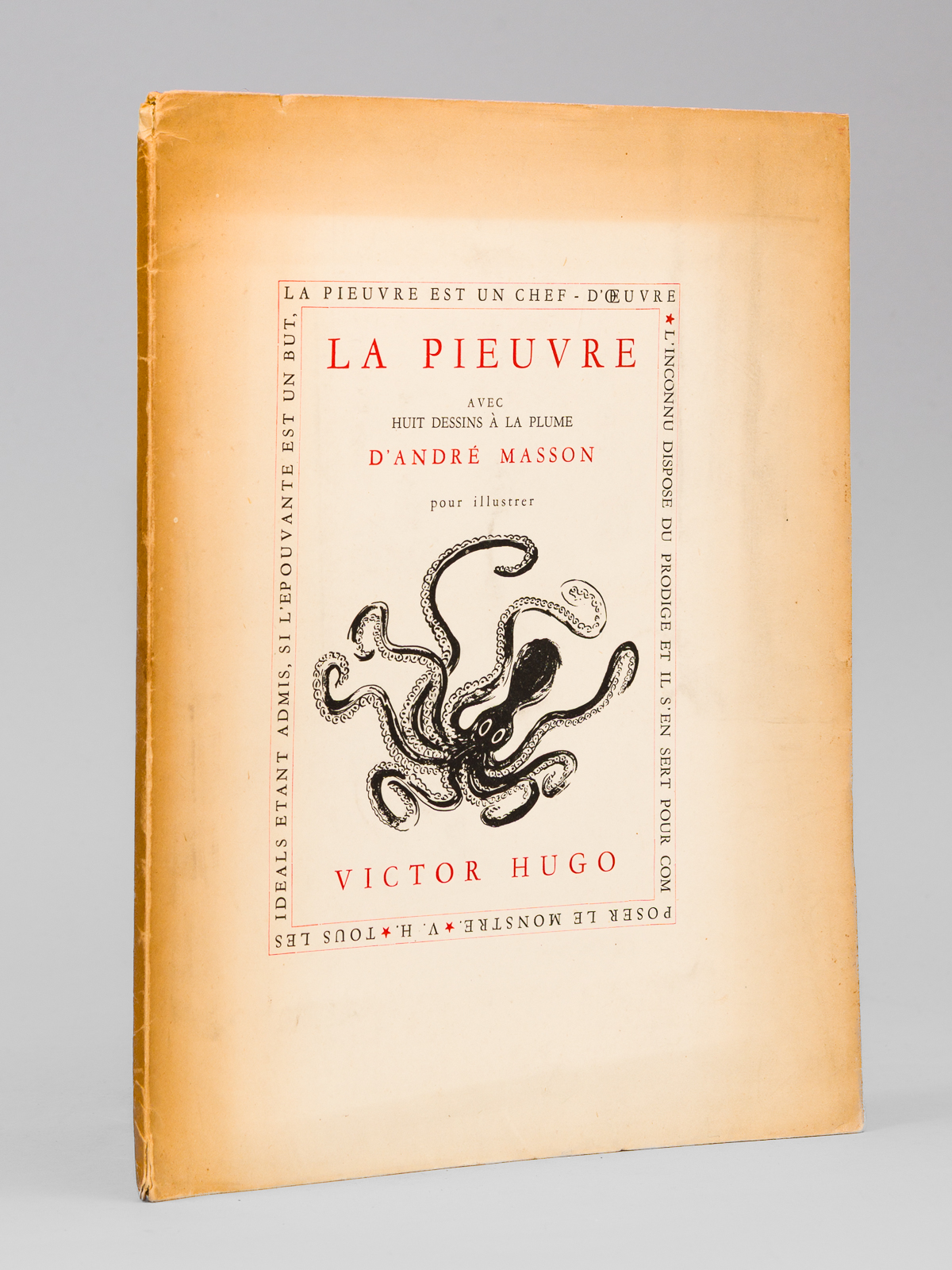 La Pieuvre avec huit dessins à la plume d'André Masson …