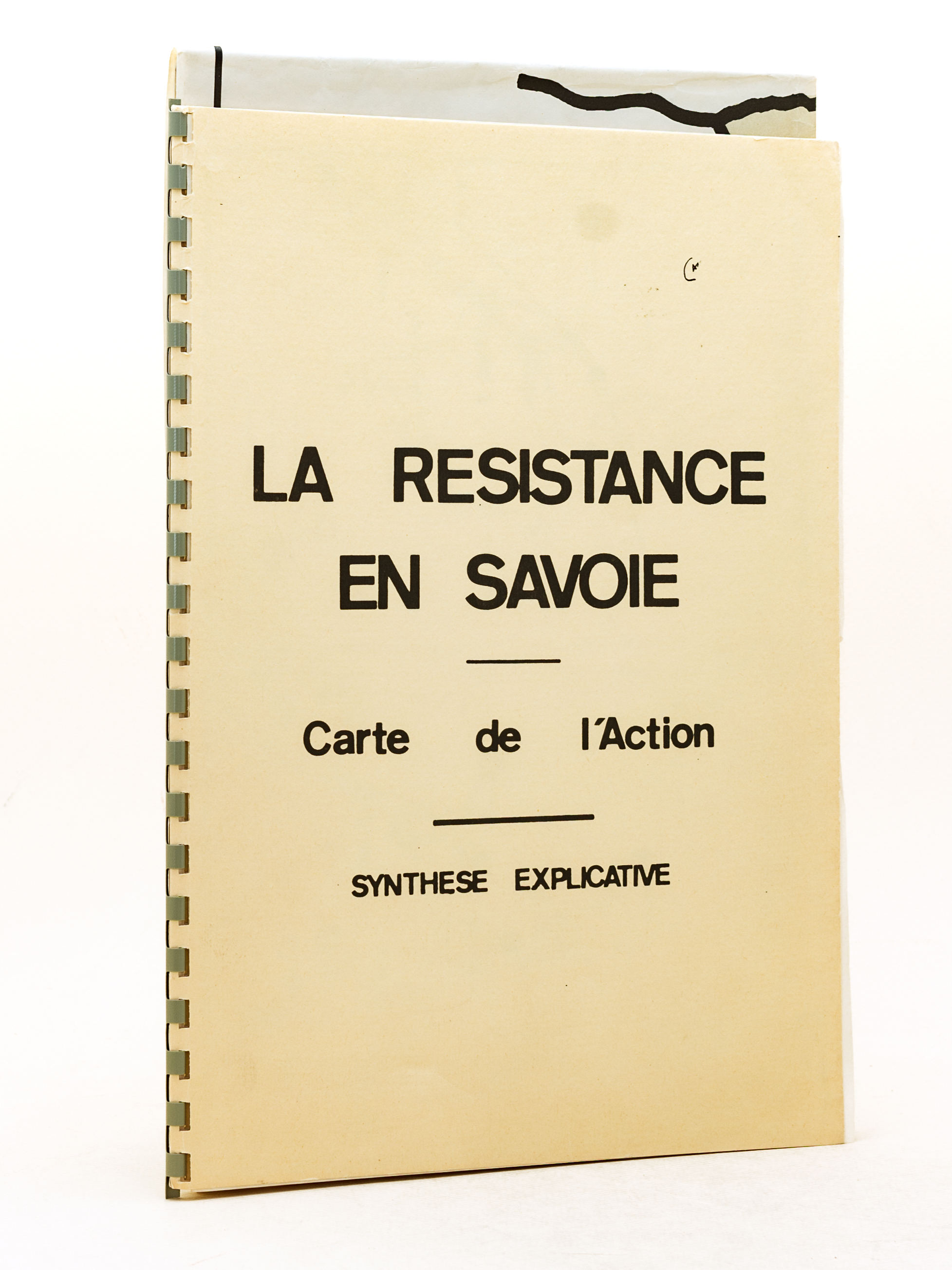 La Résistance en Savoie. Carte de l'Action. Synthèse explicative.