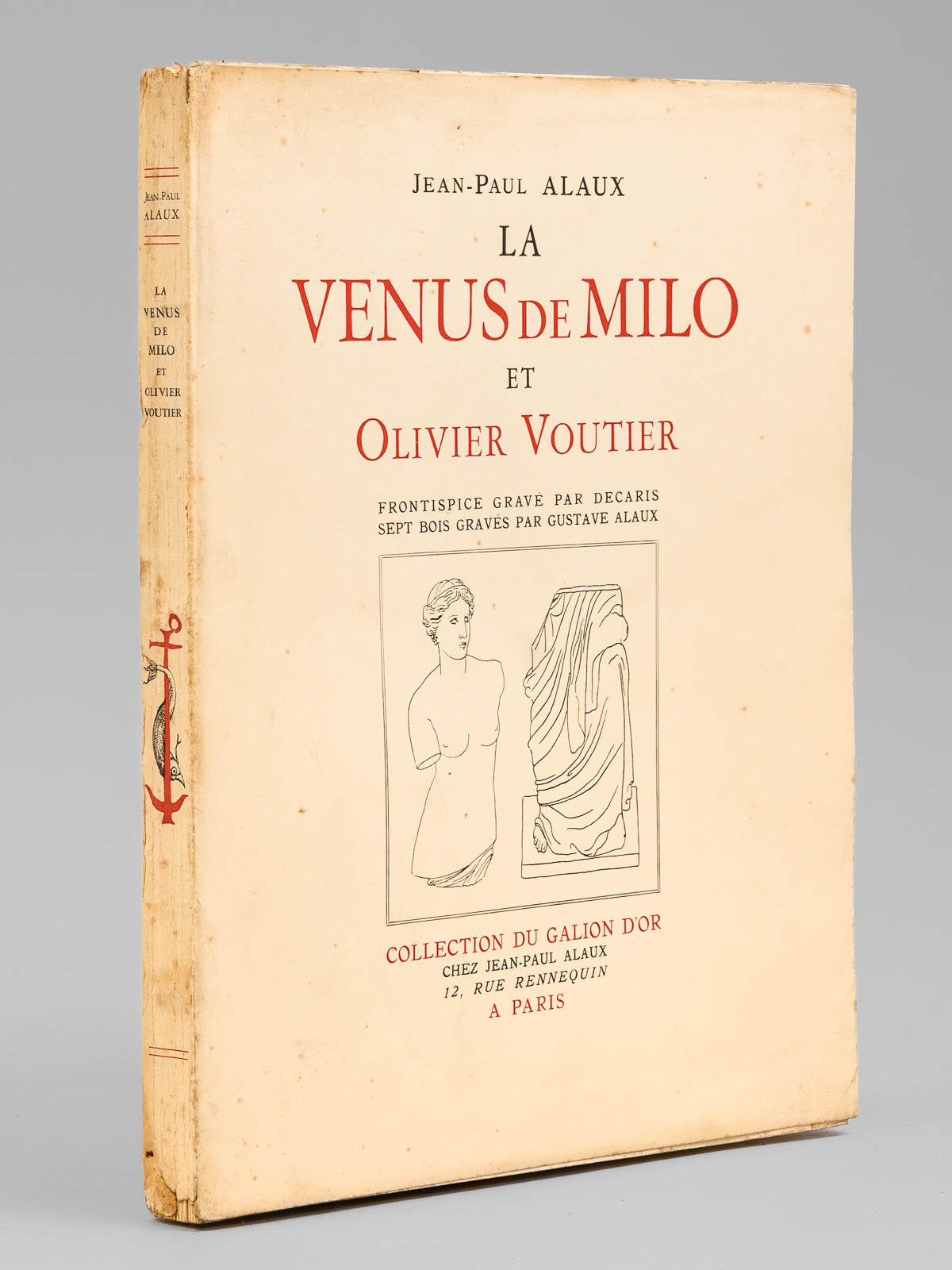 La Vénus de Milo et Olivier Voutier [ Livre dédicacé …