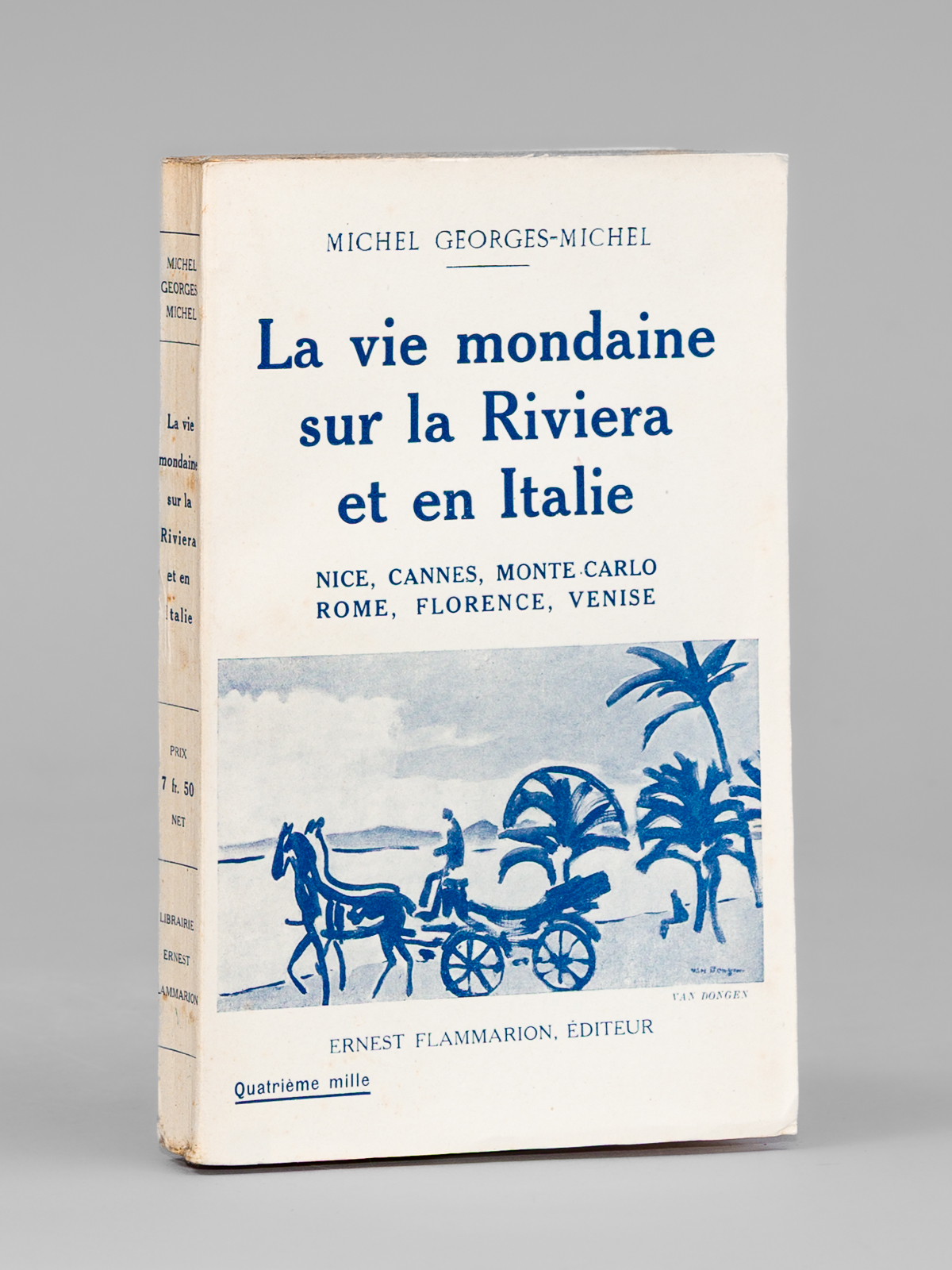 La vie mondaine sur la Riviera et en Italie. Nice, …