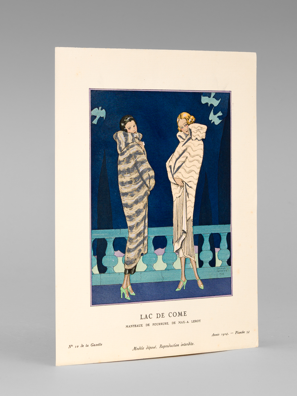 Lac de Côme. Manteaux de Fourrure de Max.-A. Leroy (Planche …