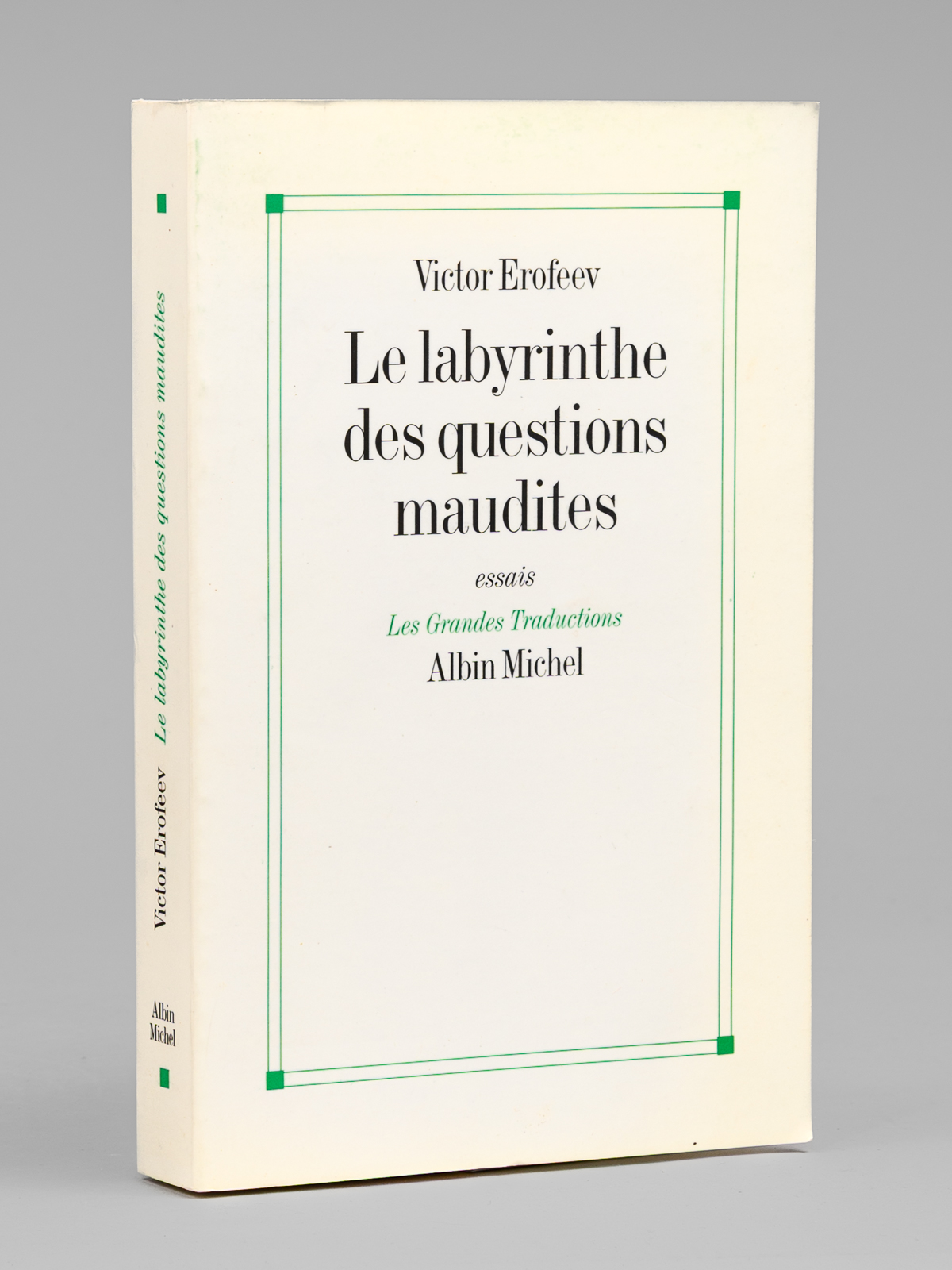 Le labyrinthe des questions maudites. Essais [ Livre dédicacé par …