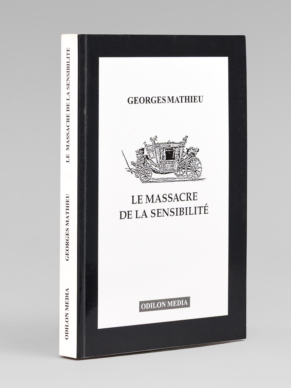 Le massacre de la sensibilité. [ Livre dédicacé par l'auteur …