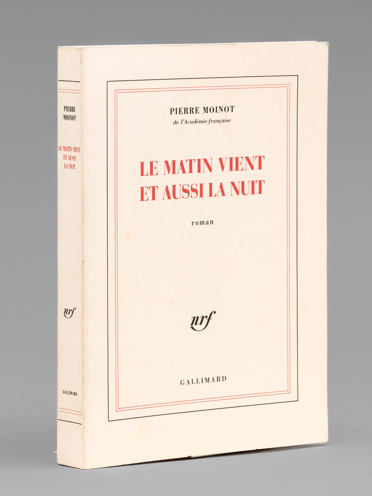 Le matin vient et aussi la nuit [ Livre signé …
