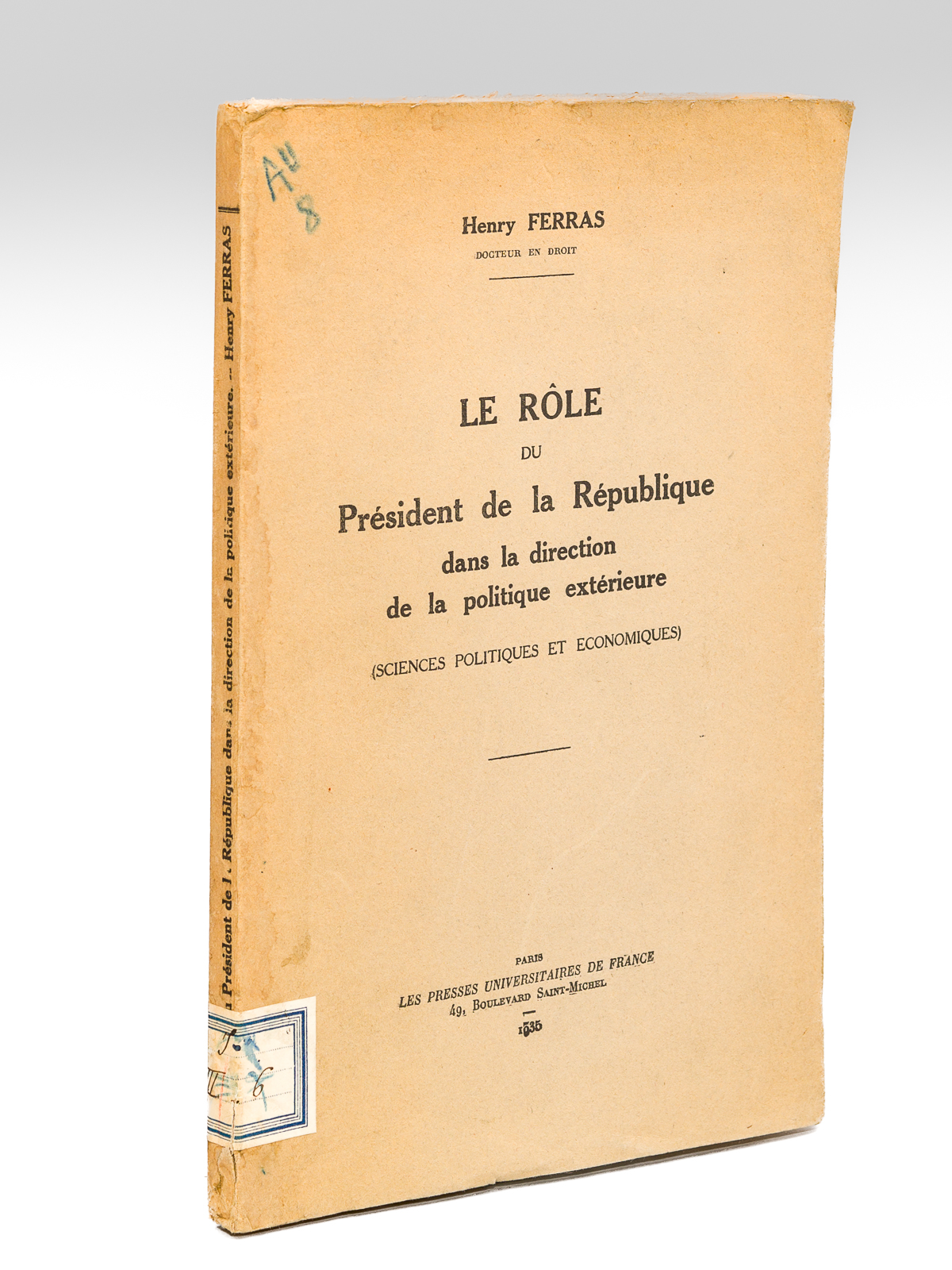 Le Rôle du Président de la République dans la direction …