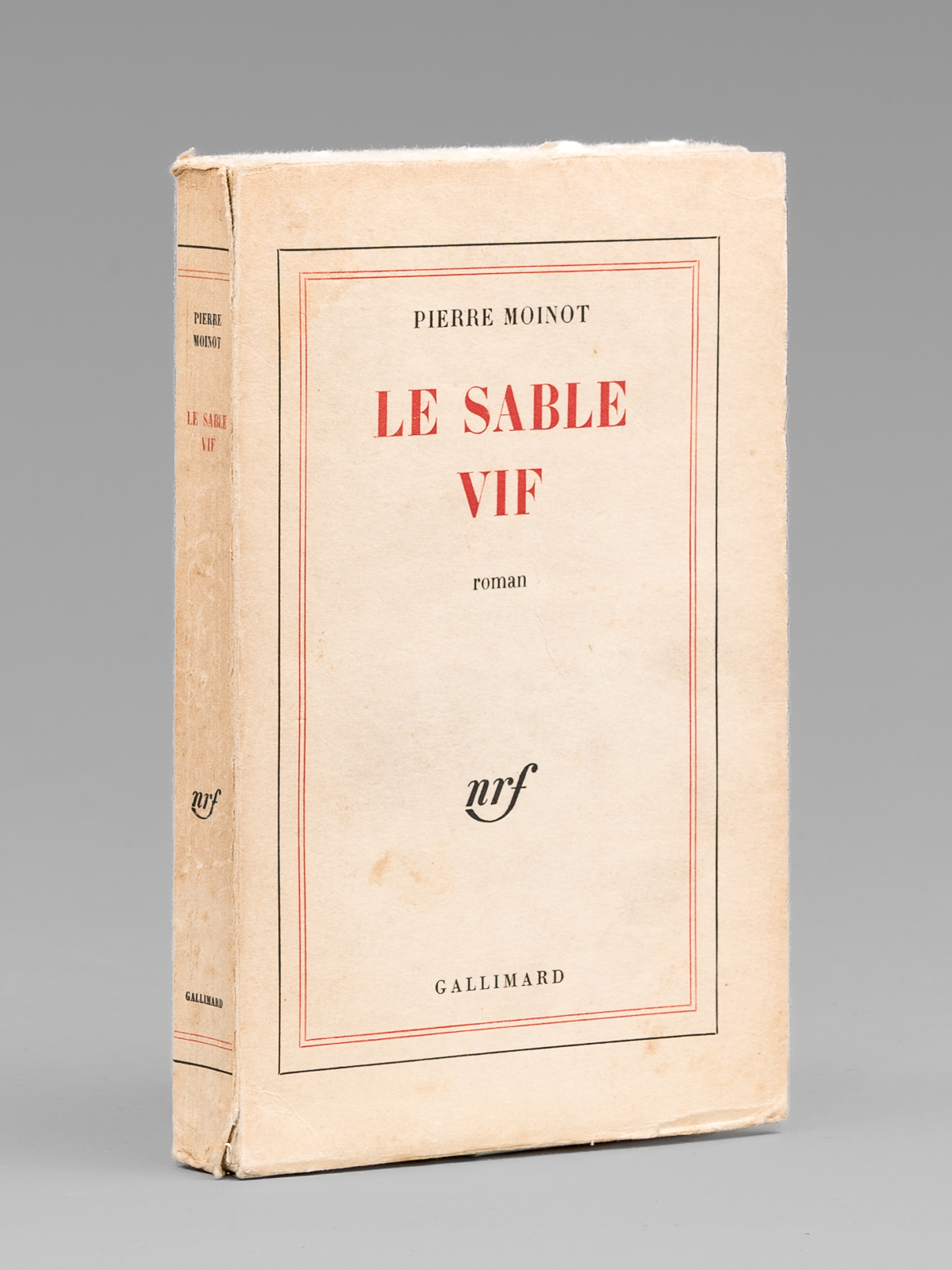 Le sable vif , roman [ Livre signé par l'auteur …