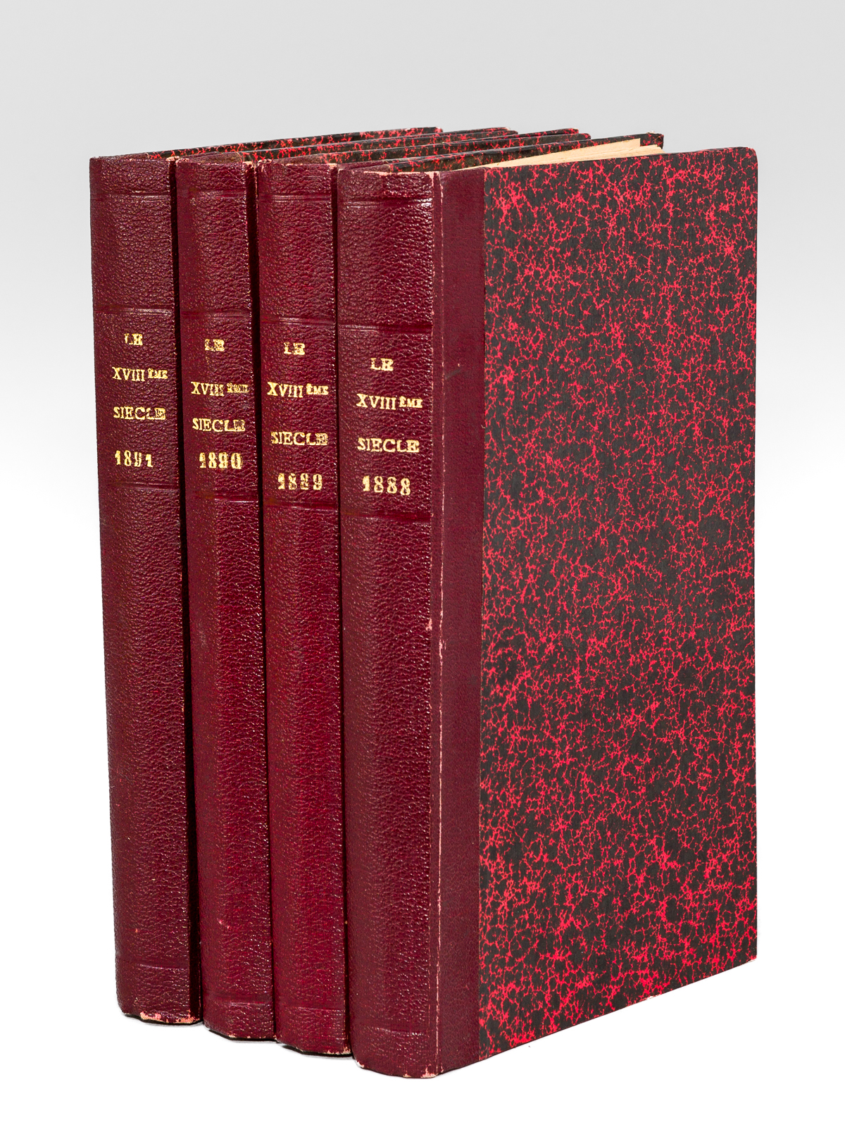 Le XVIIIe Siècle galant et littéraire (série de 4 années …