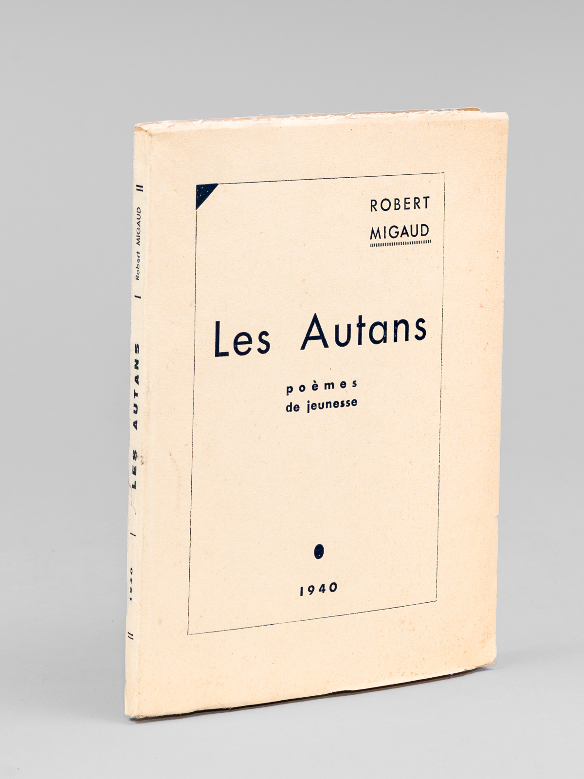 Les Autans. Poèmes de jeunesse [ Edition originale - Livre …