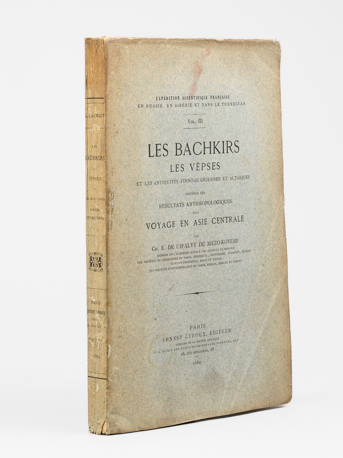 Les Bachkirs, les Vêpses et les antiquités finno-ougriennes et altaïques …