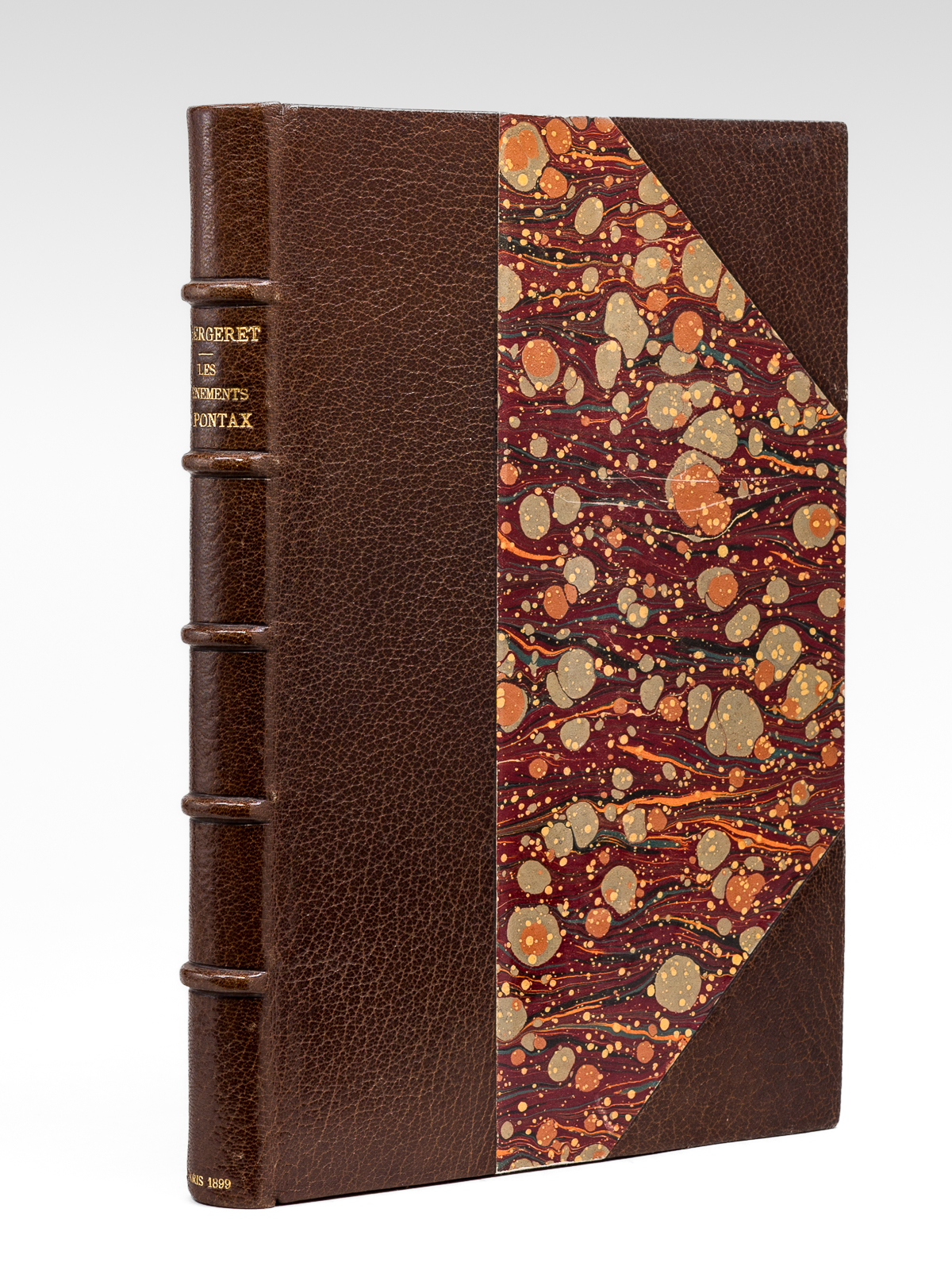 Les Evénements de Pontax. Ecriture manuscrite et aquarelles originales d'après …