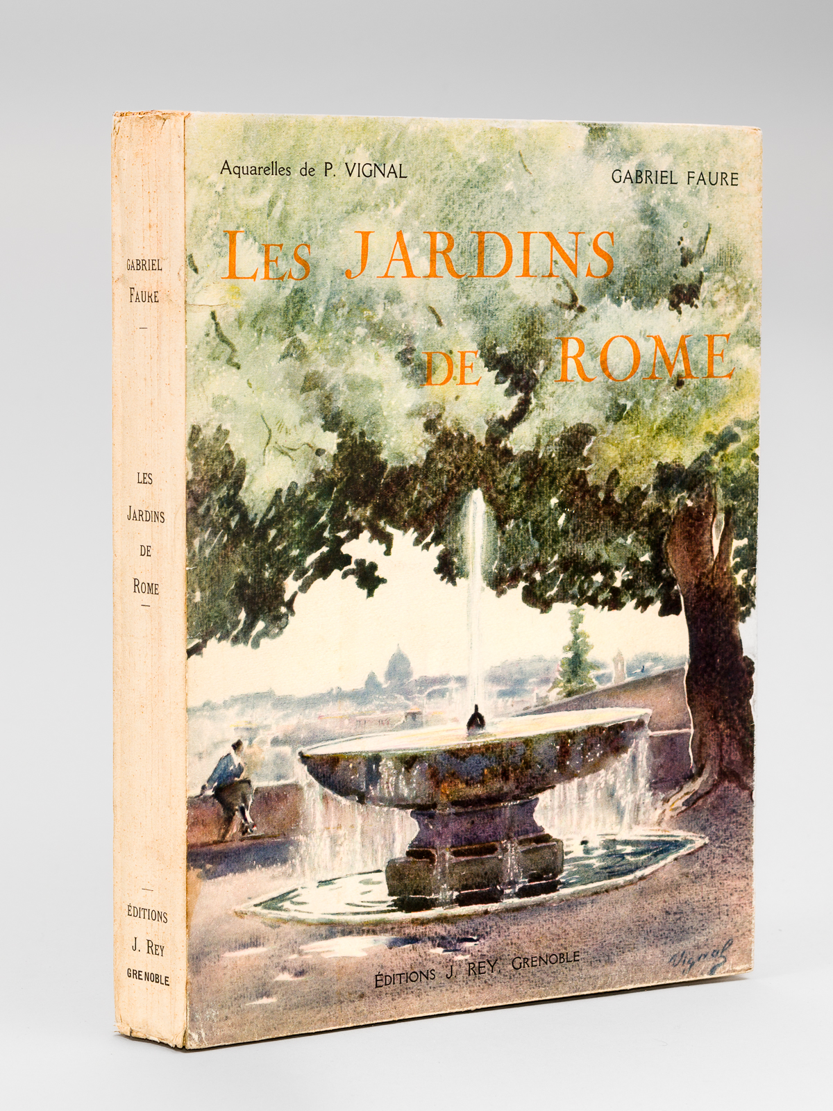 Les Jardins de Rome. Aquarelles de Pierre Vignal [ Edition …