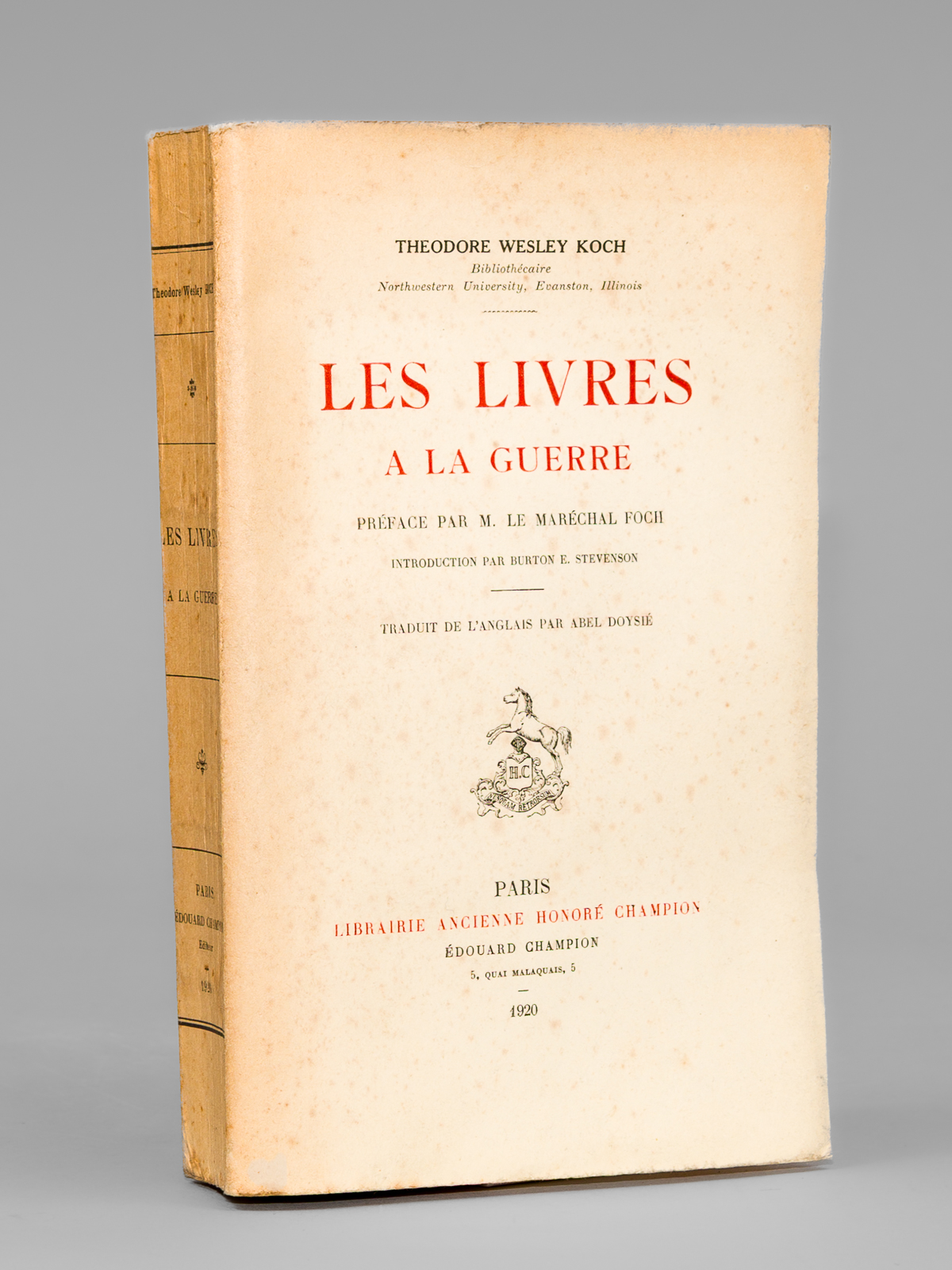 Les Livres à la Guerre.