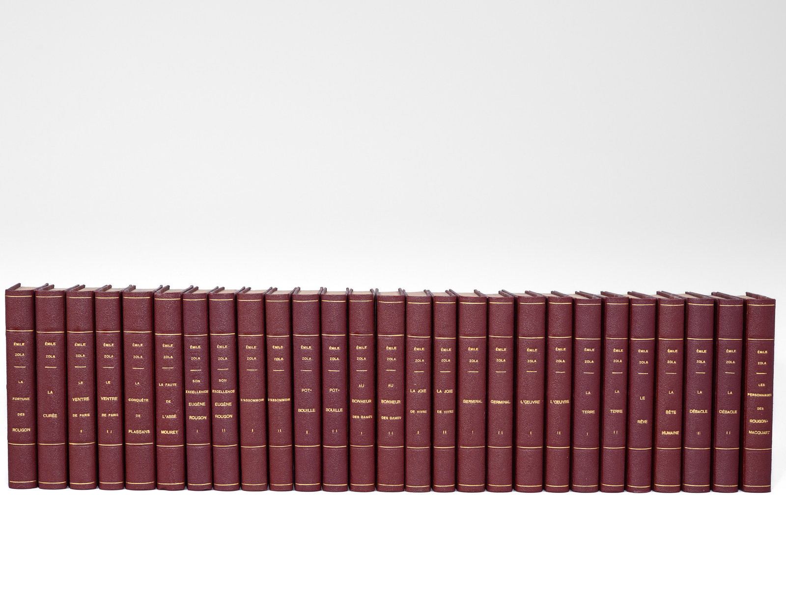 Les Rougon-Macquart ( 17 titres en 27 volumes )