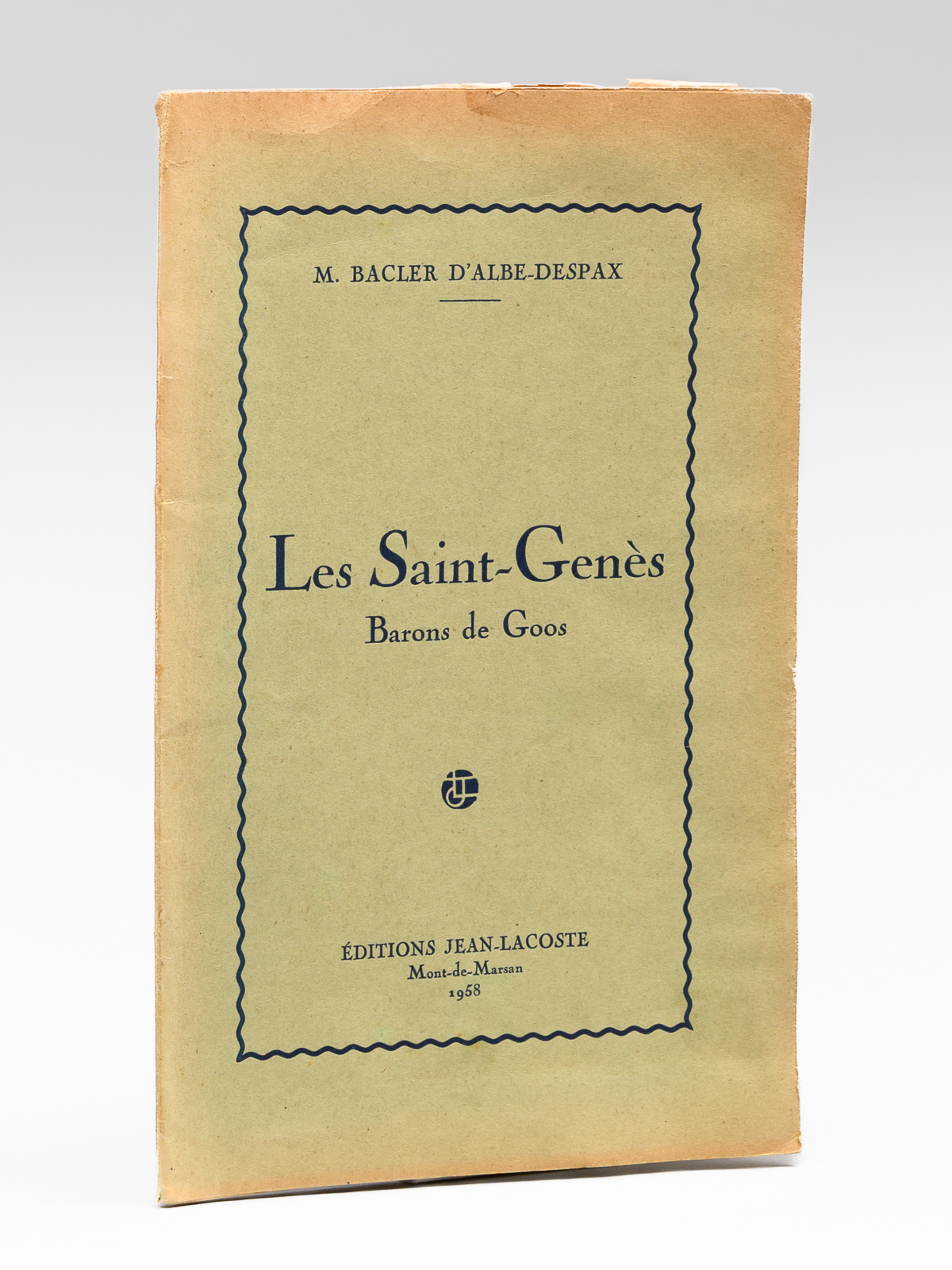 Les Saint-Genès. Barons de Goos.