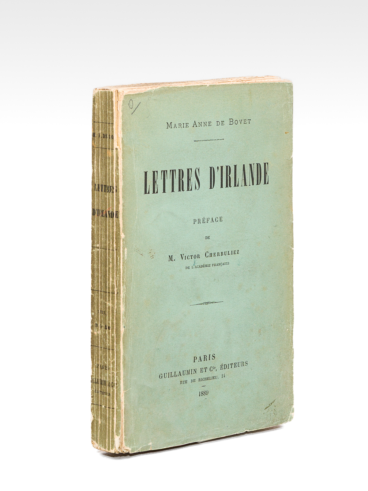 Lettres d'Irlande [ exemplaire signé par l'auteur ]