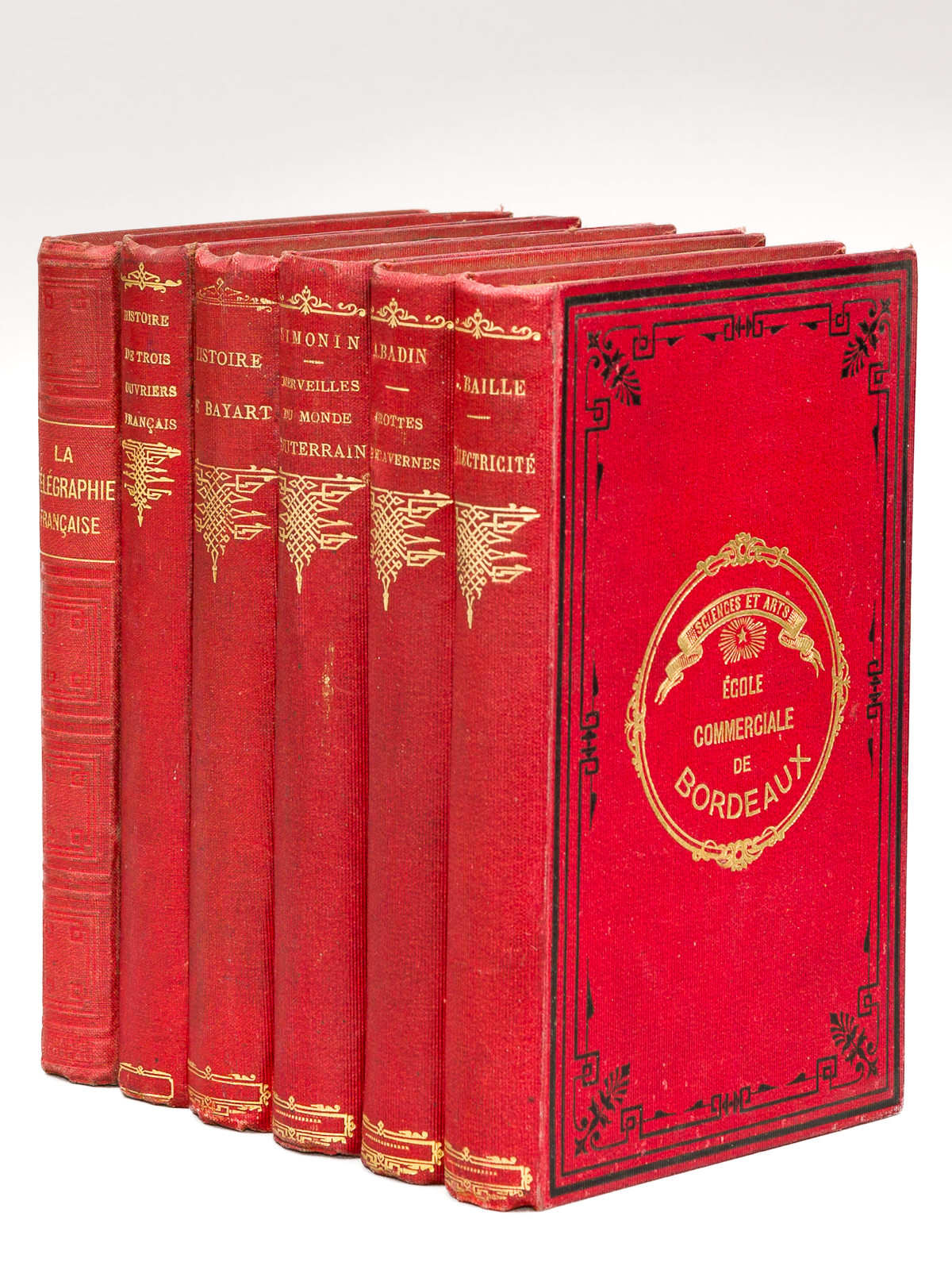 [ Lot de 6 ouvrages aux fers de "l'Ecole Commerciale …