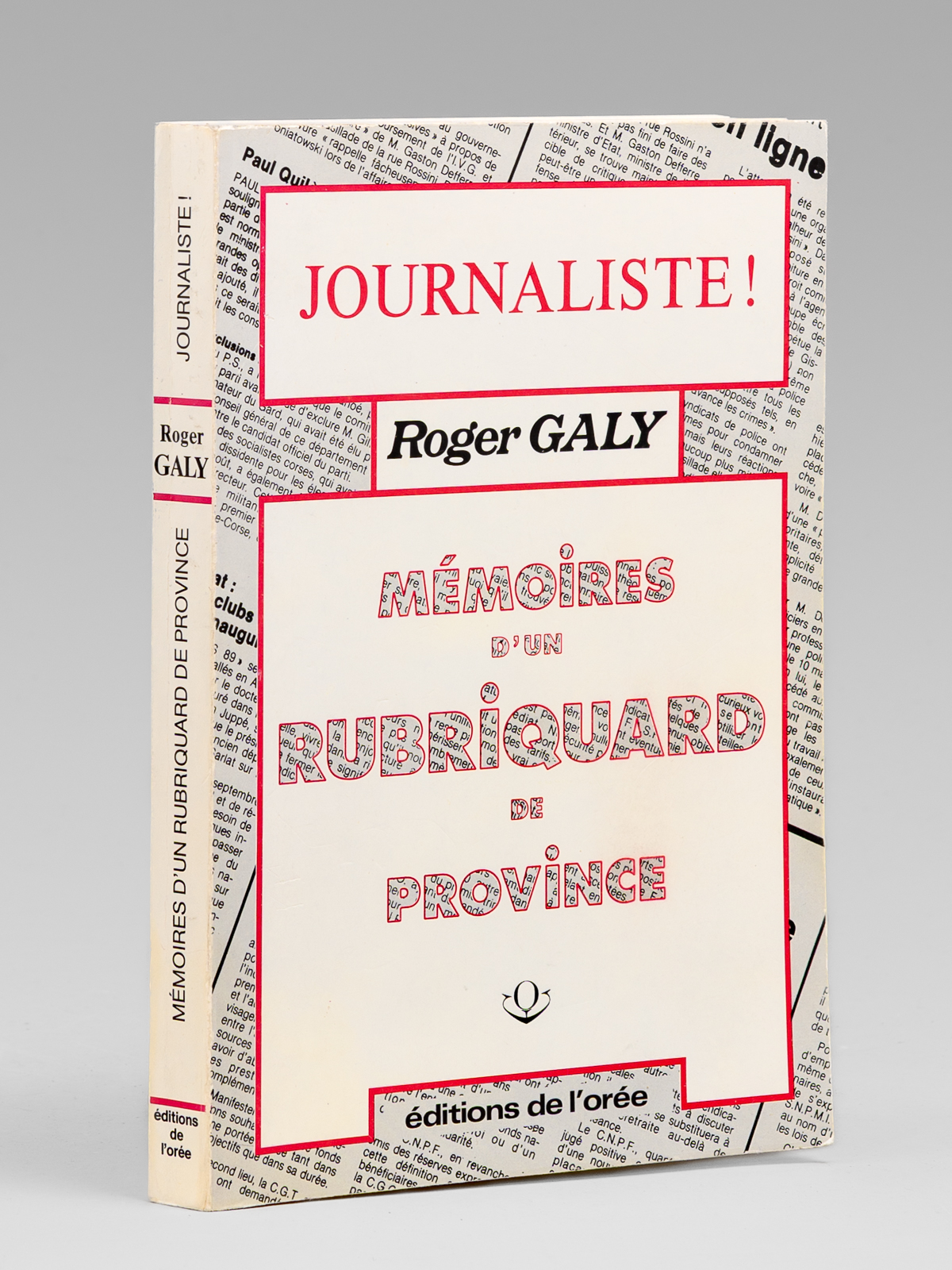 Mémoires d'un rubricard de province [ exemplaire dédicacé par l'auteur …