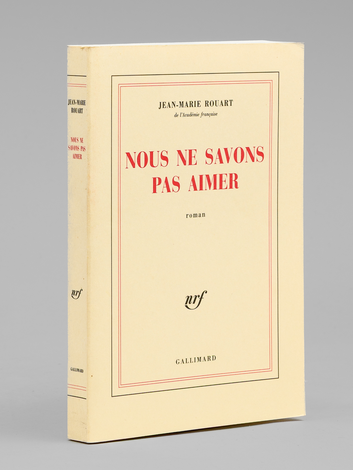 Nous ne savons pas aimer [ Livre dédicacé par l'auteur …