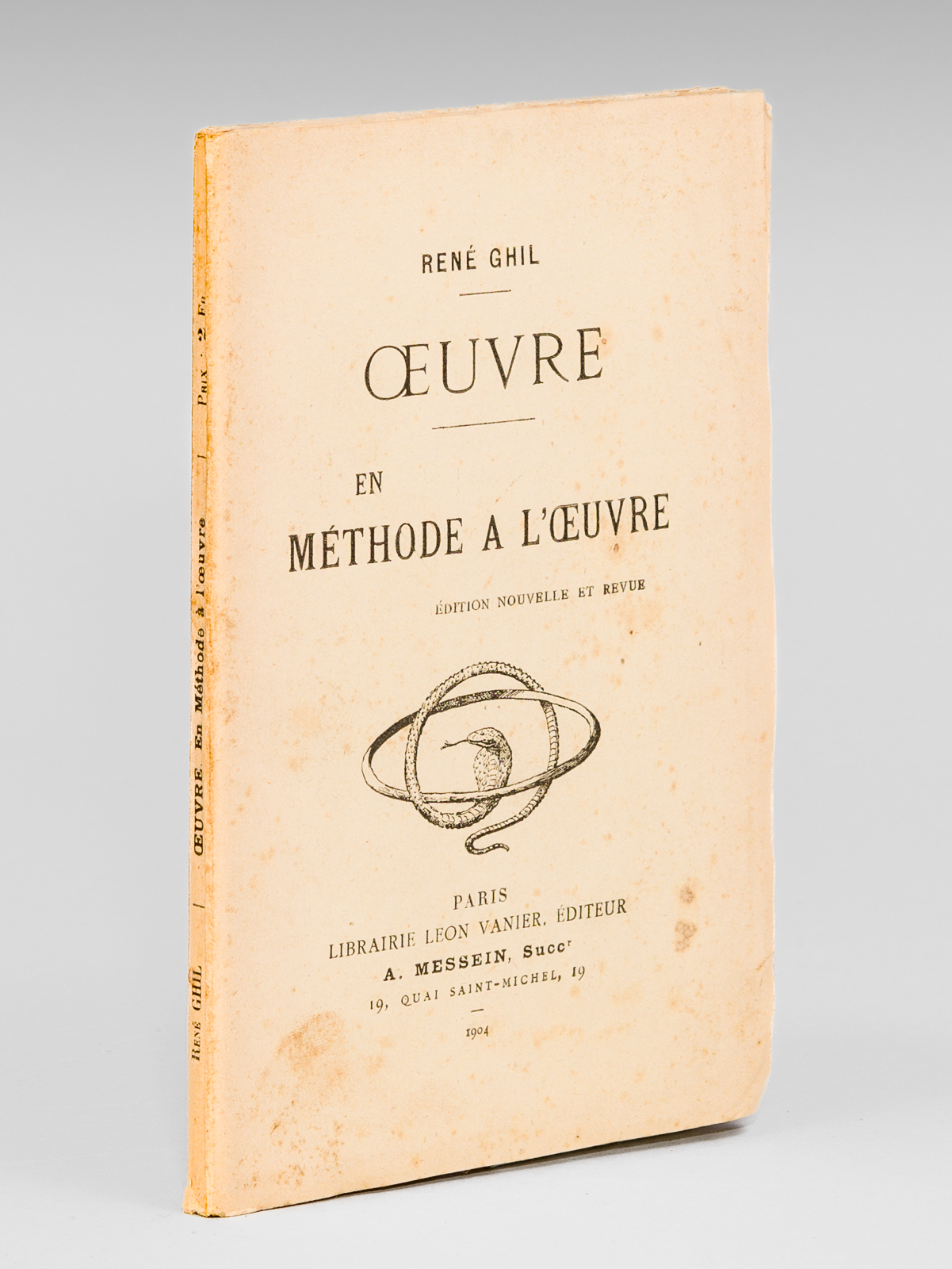 Oeuvre en Méthode à l'Oeuvre [ Livre dédicacé par l'auteur …