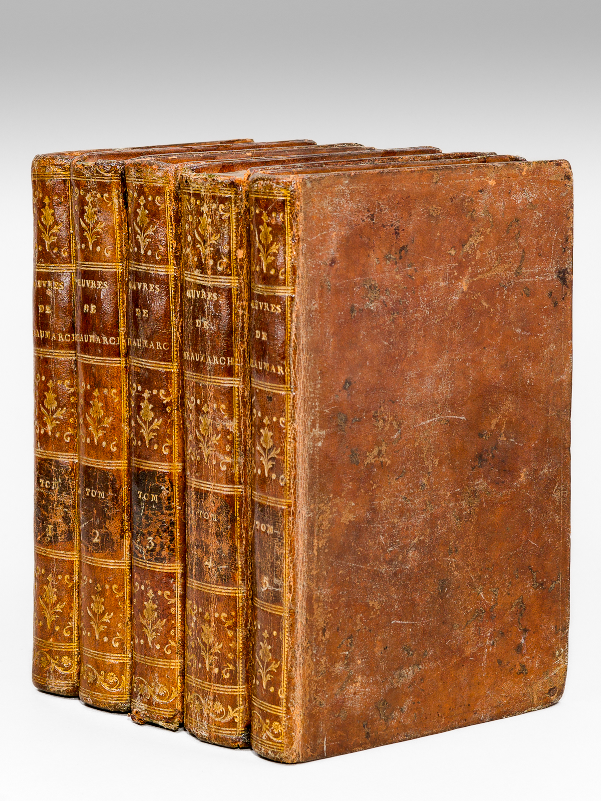 Oeuvres complètes de M. de Beaumarchais (5 Tomes - Complet) …