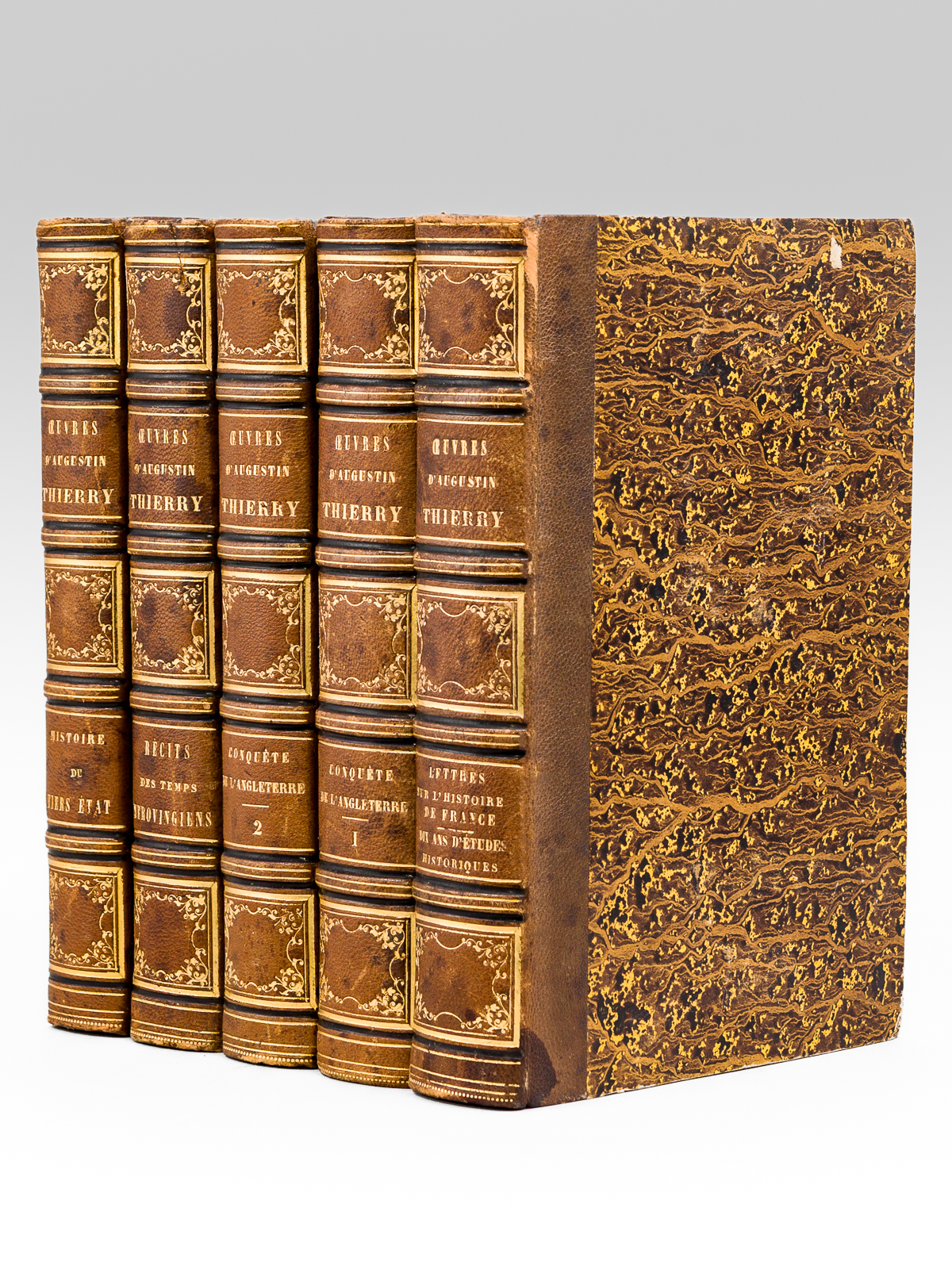 [ Oeuvres d'Augustin Thierry - 5 Tomes : Complet ] …
