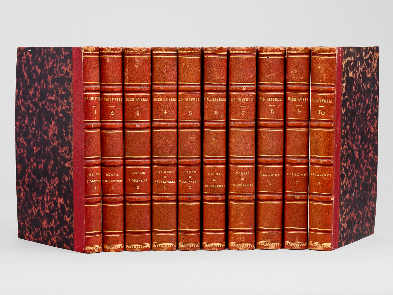 Opere di Niccolò Machiavelli cittadino e segretario fiorentino (10 Volumi) …