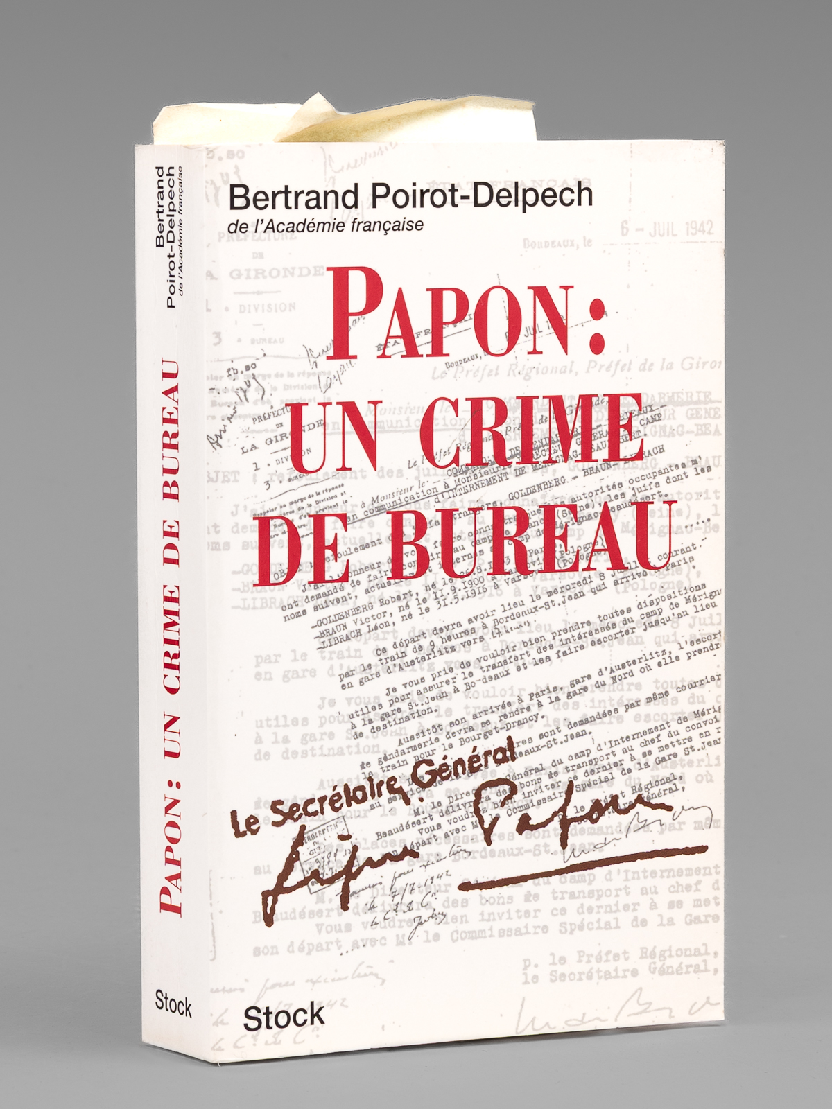 Papon : Un Crime de Bureau [ Livre dédicacé par …