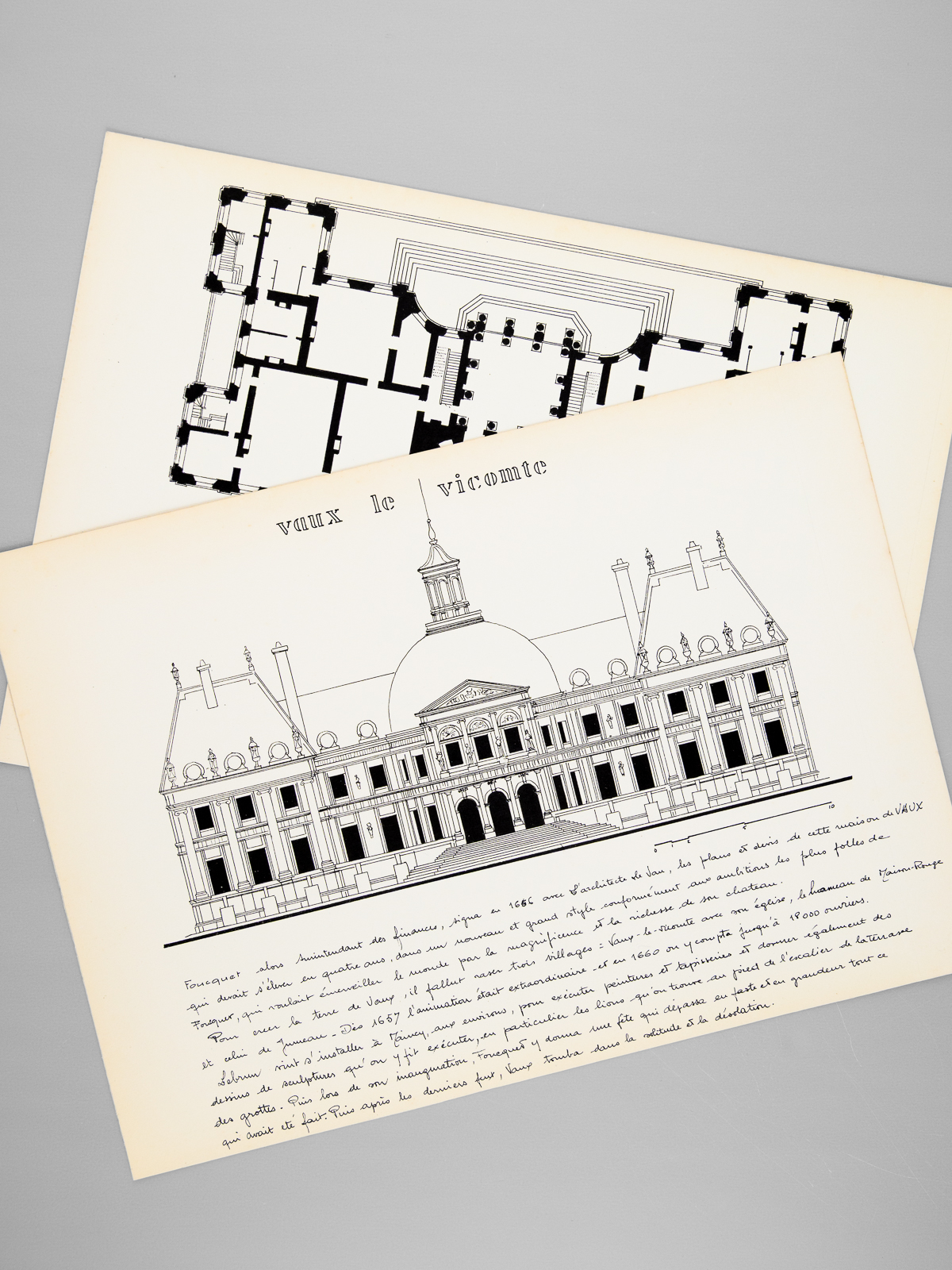 Un Château du XVIIe [ Le Château de Vaux-le Vicomte …