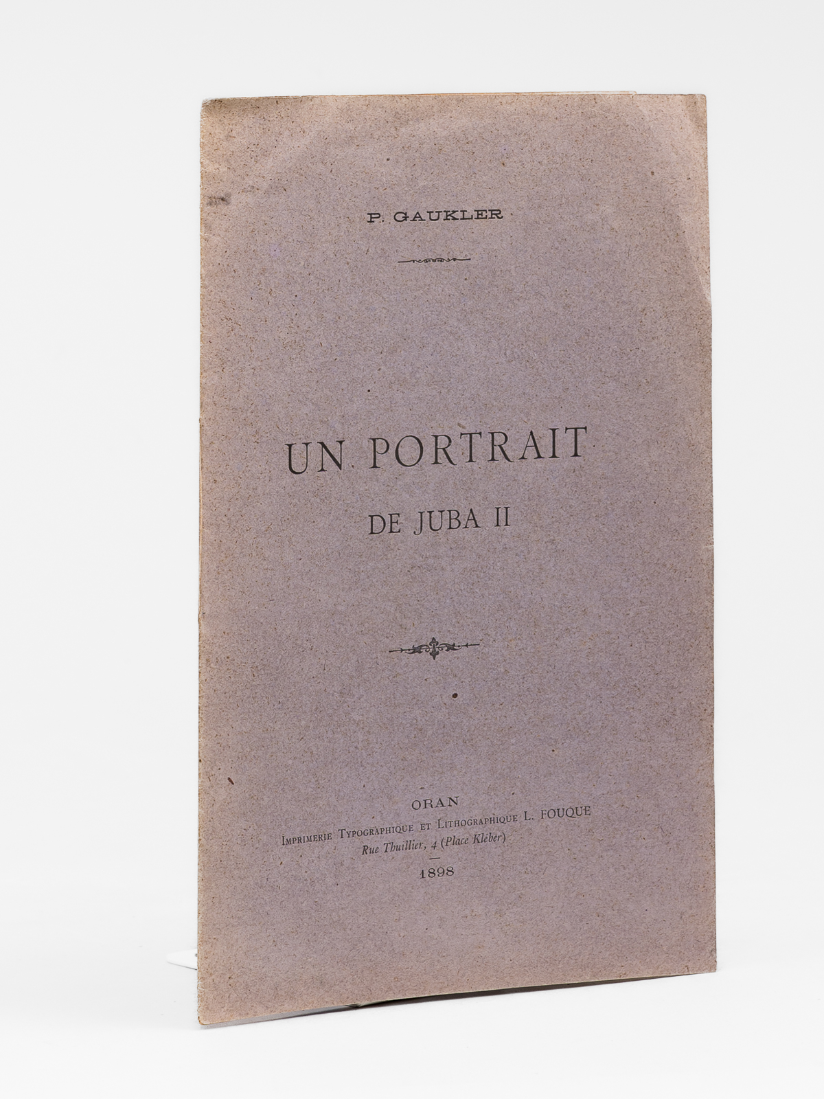 Un portrait de Juba II
