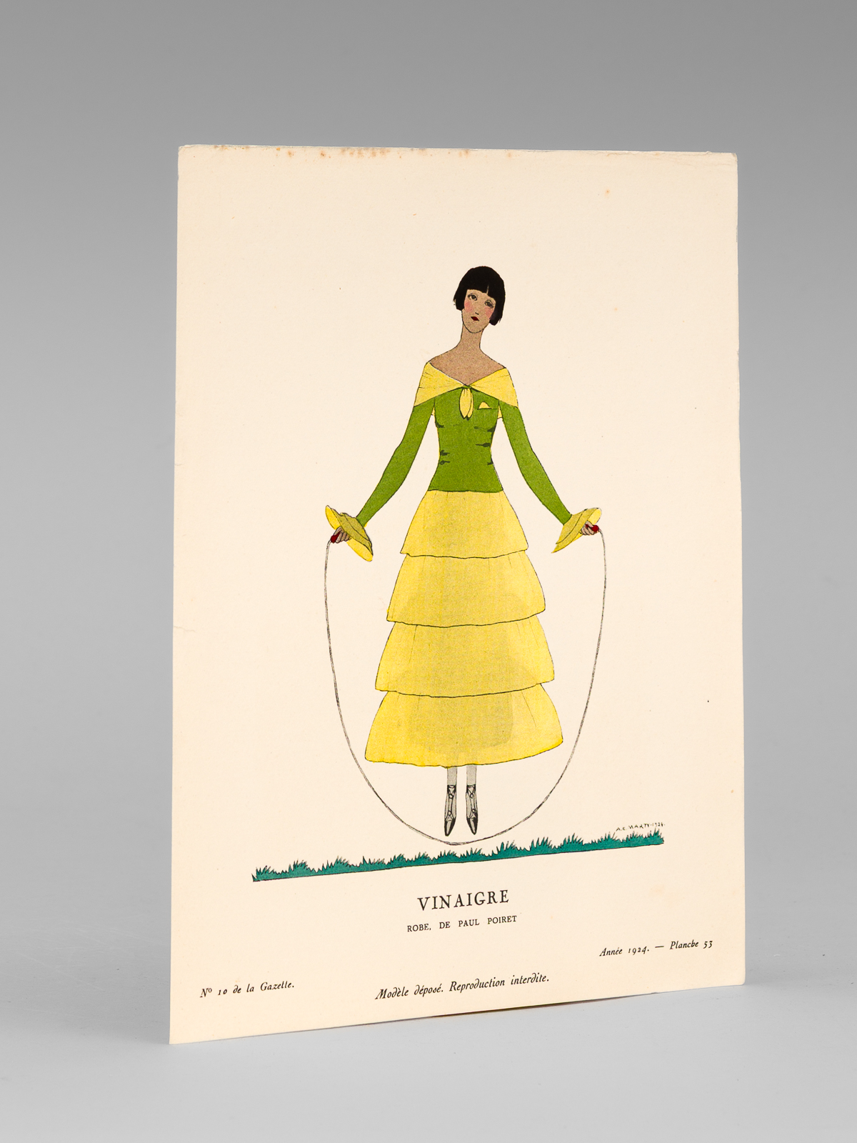 Vinaigre. Robe de Paul Poiret (Planche 53 - Gazette du …