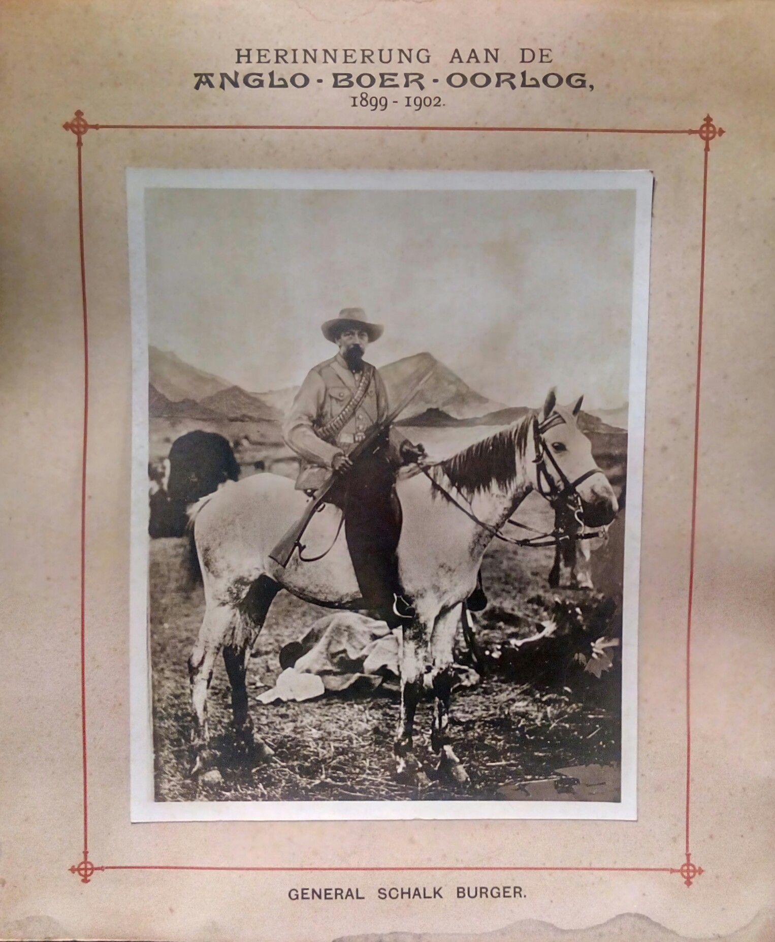 2^ guerra Boera Generale Schalk Burger - fotografia originale ai …
