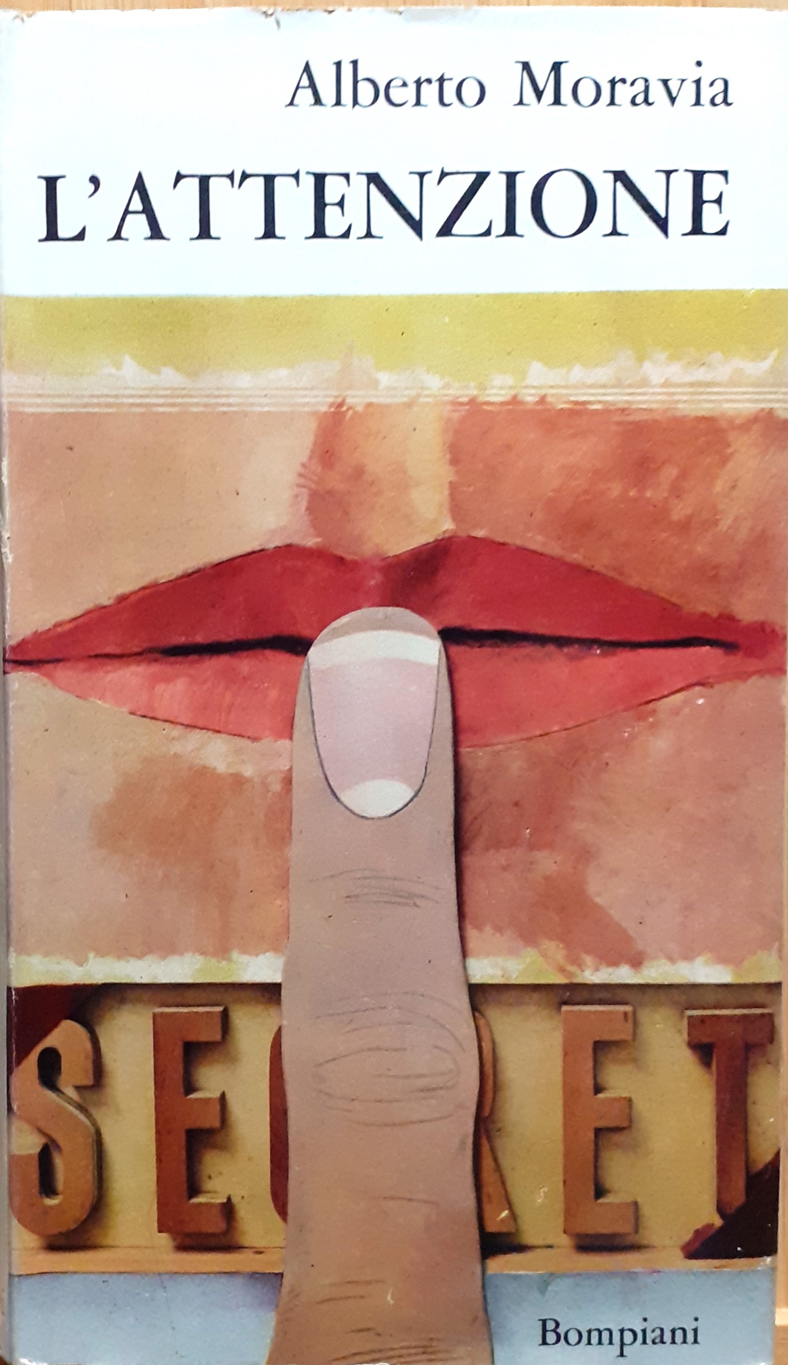 Alberto Moravia L'attenzione Bompianio 1965