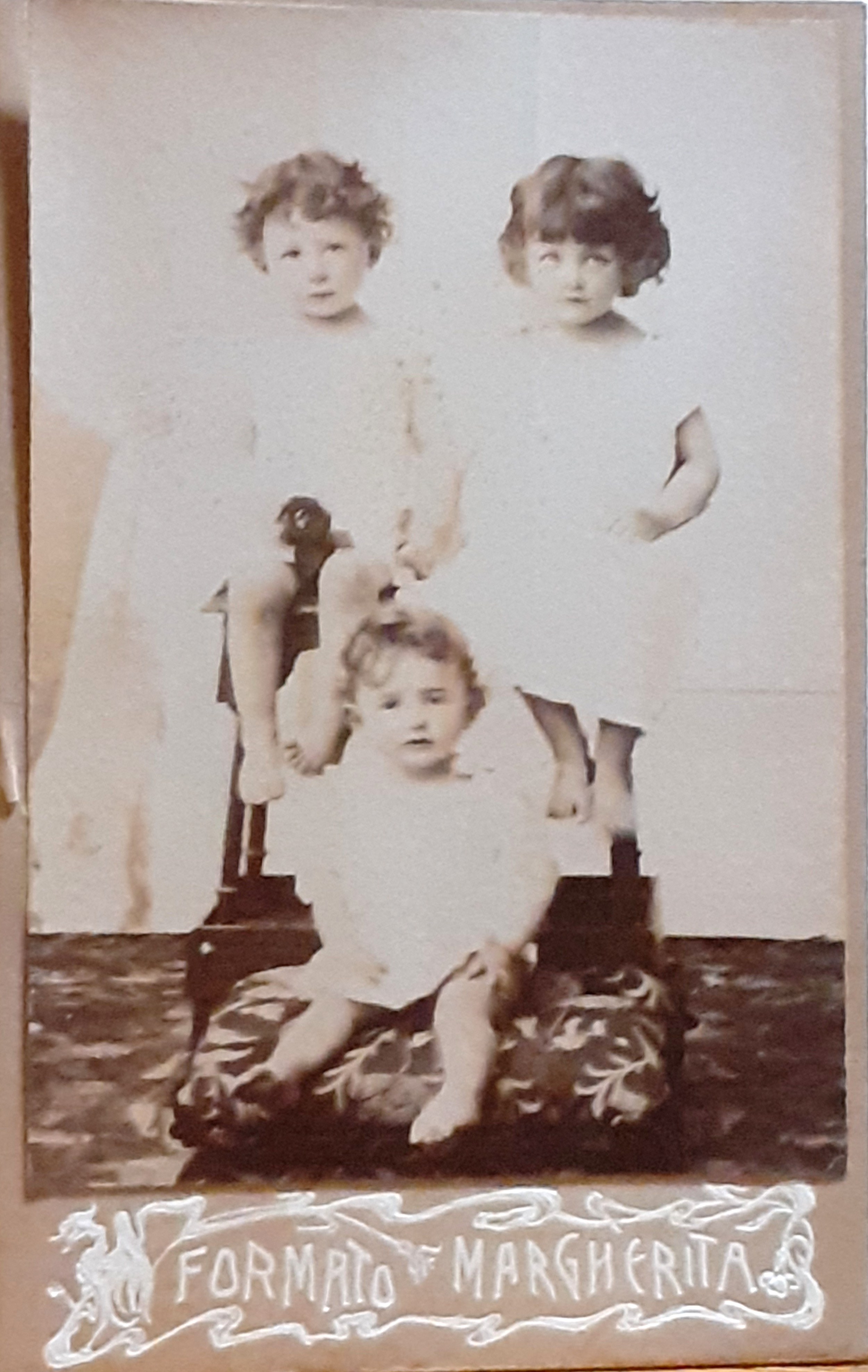 Albumina formato Margherita fotografi Cattadori e Folchini 1890 circa