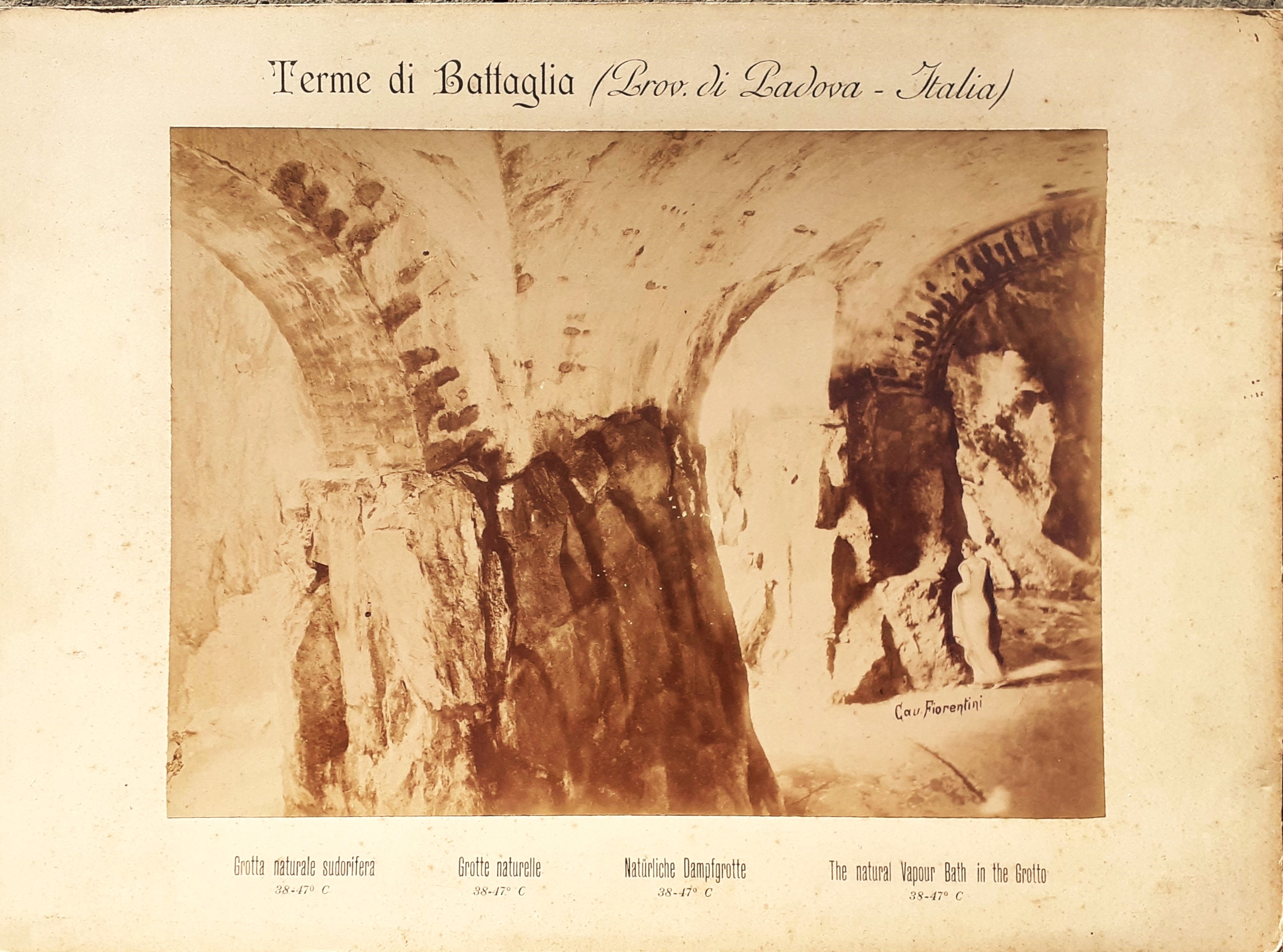 Albumina originale del Cav. Fiorentini fotografo di Padova per le …